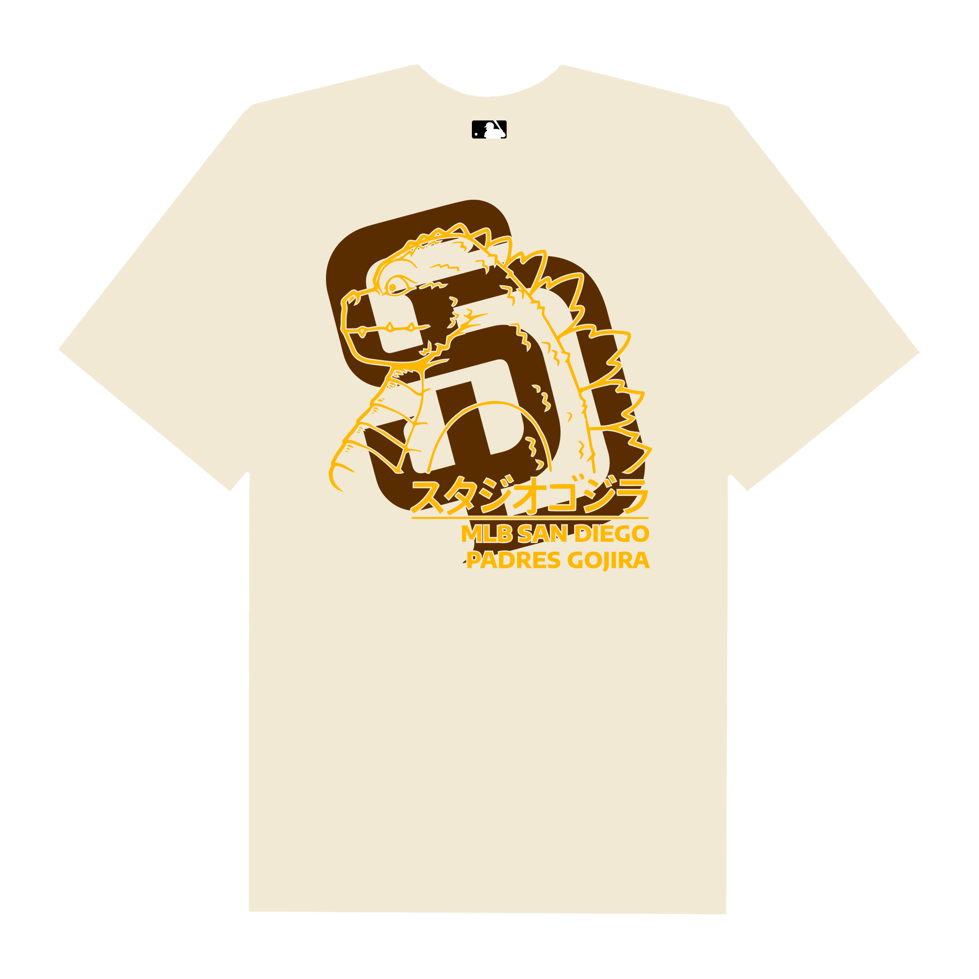 MLB Anime Gojira San Diego Padres T-Shirt