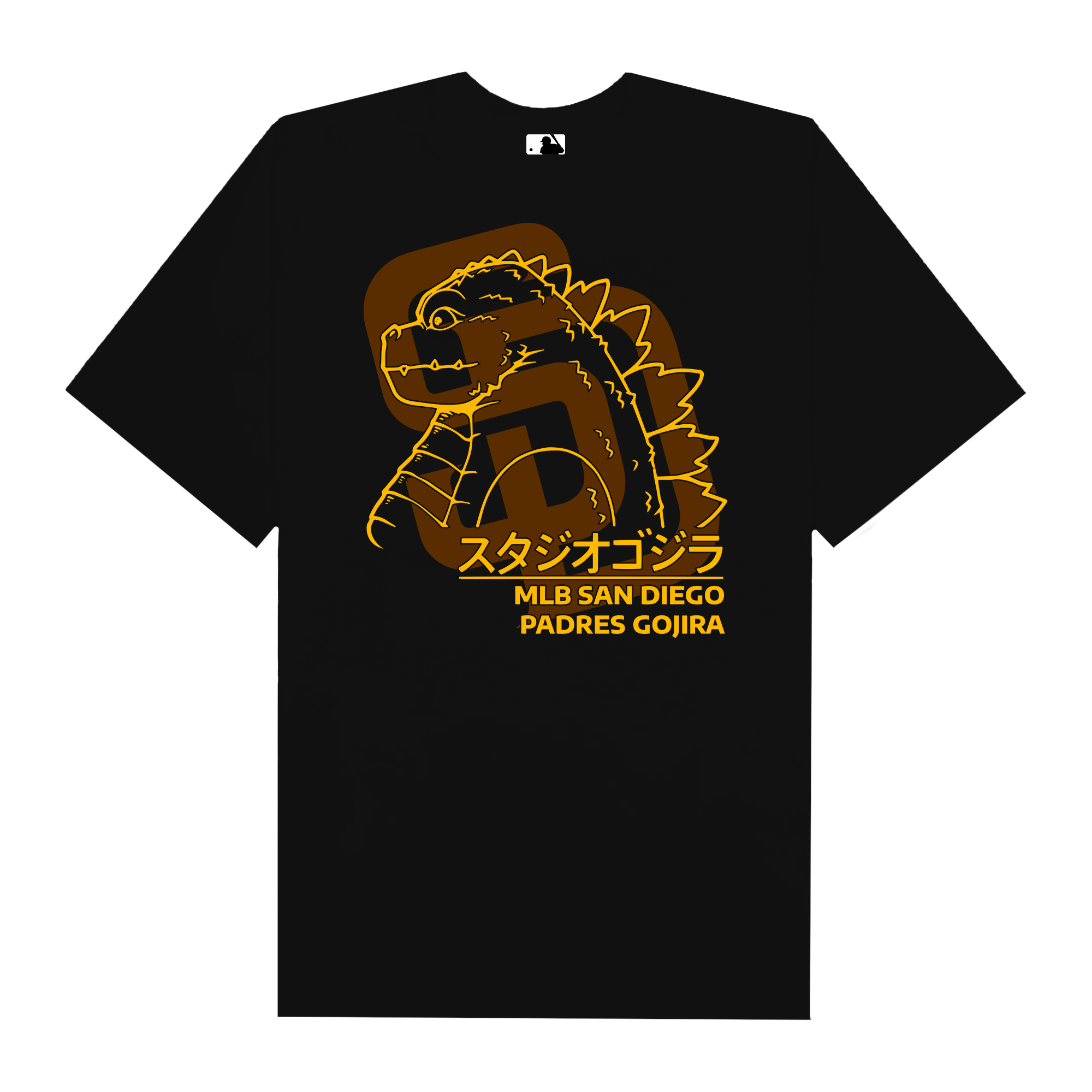 MLB Anime Gojira San Diego Padres T-Shirt