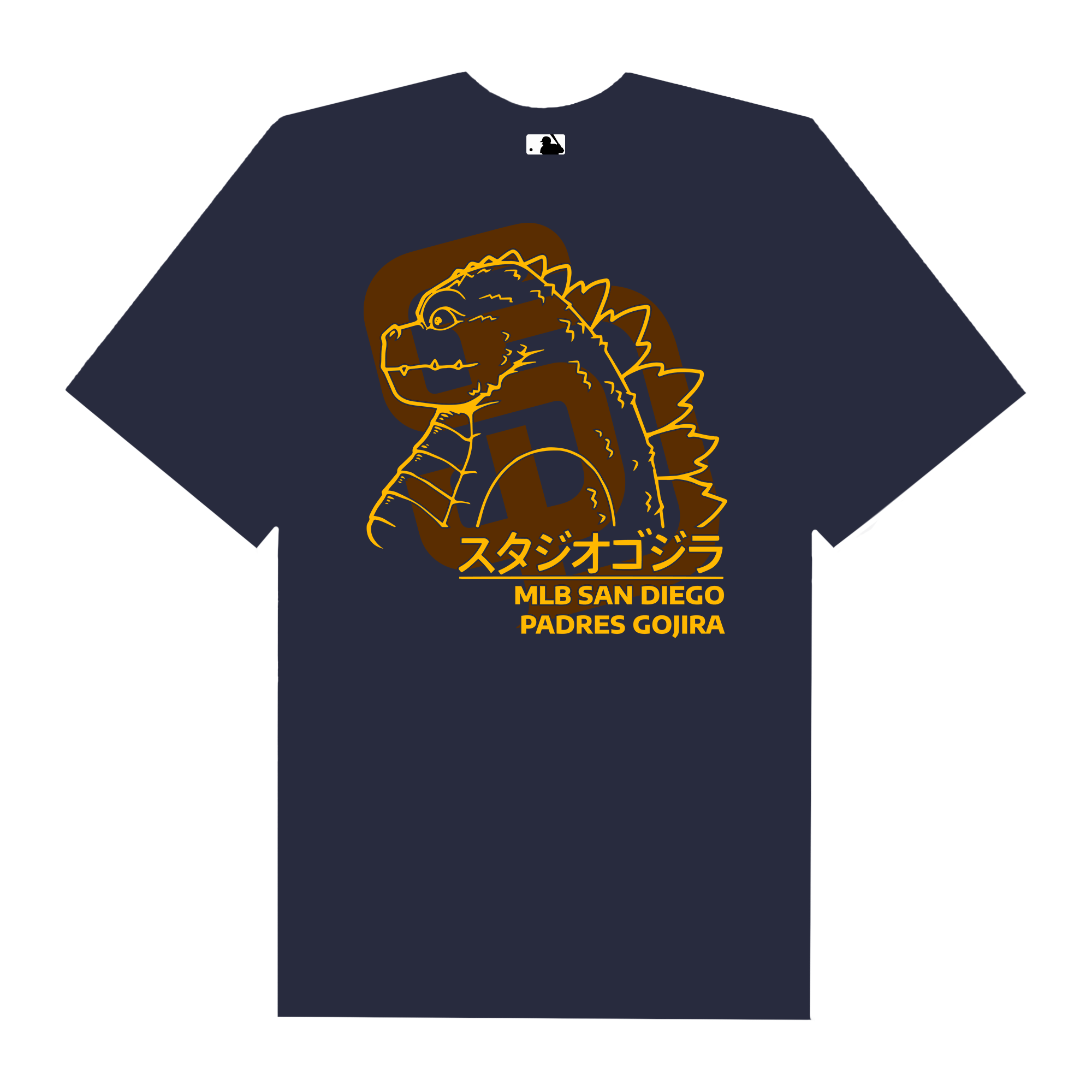 MLB Anime Gojira San Diego Padres T-Shirt