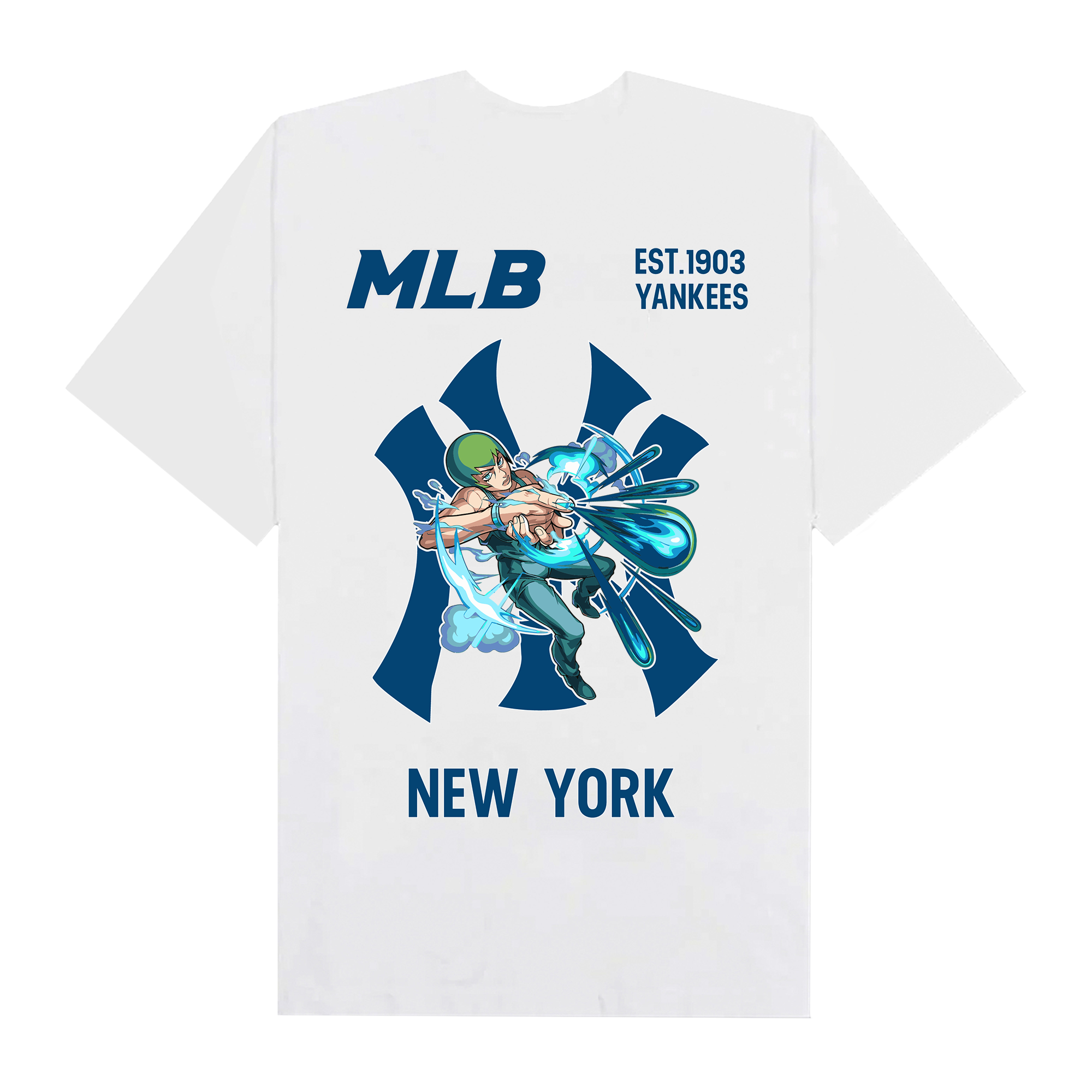 MLB Anime Jojo Fool Fighter Yankees T-Shirt