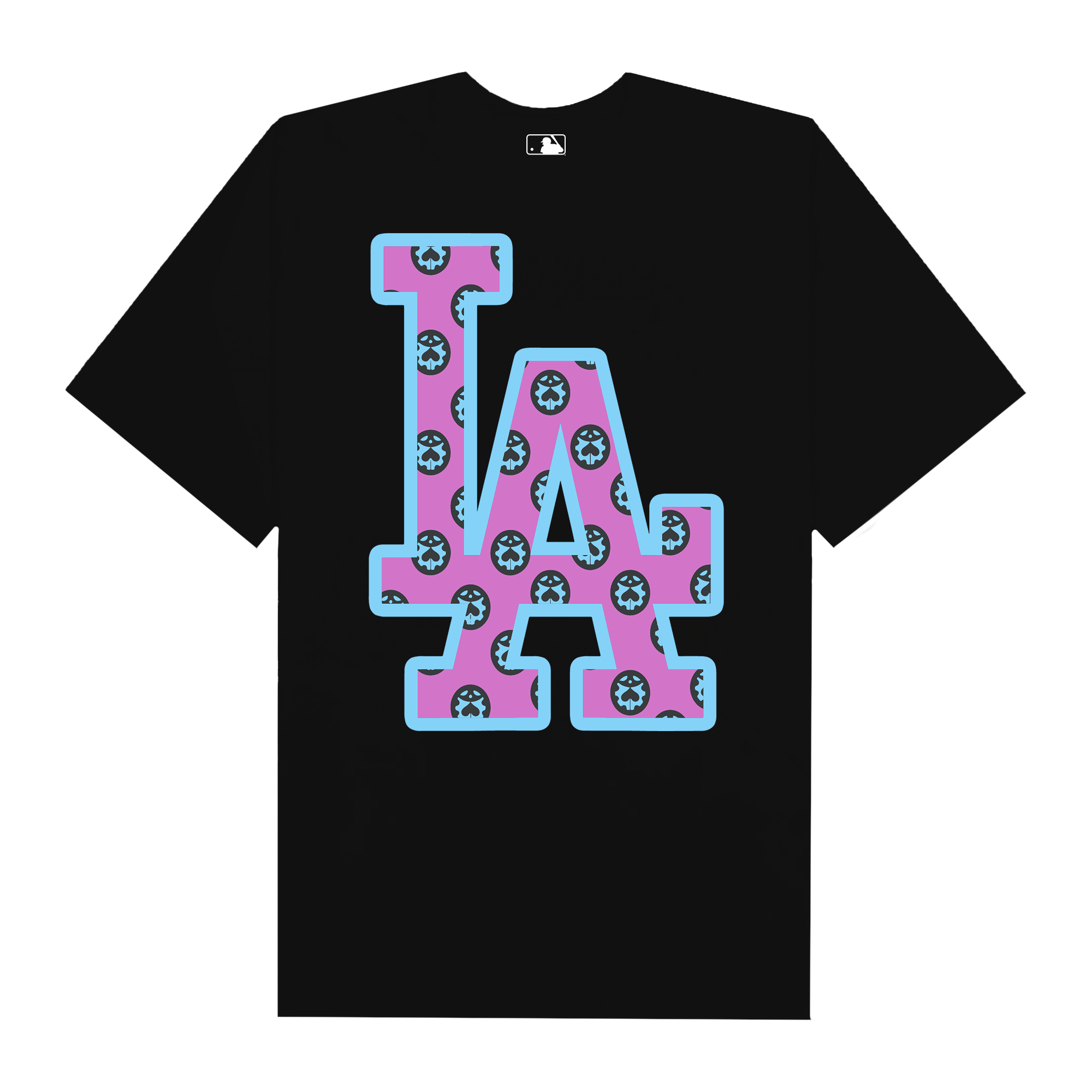 MLB Anime Jojo Giovanna Pattern LA T-Shirt