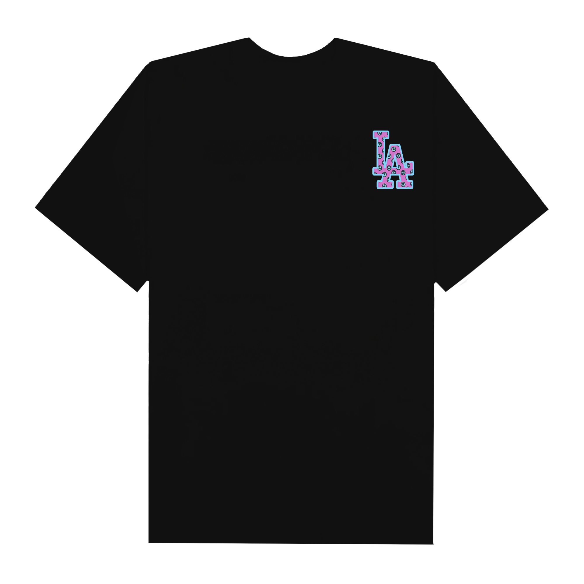 MLB Anime Jojo Giovanna Pattern LA T-Shirt