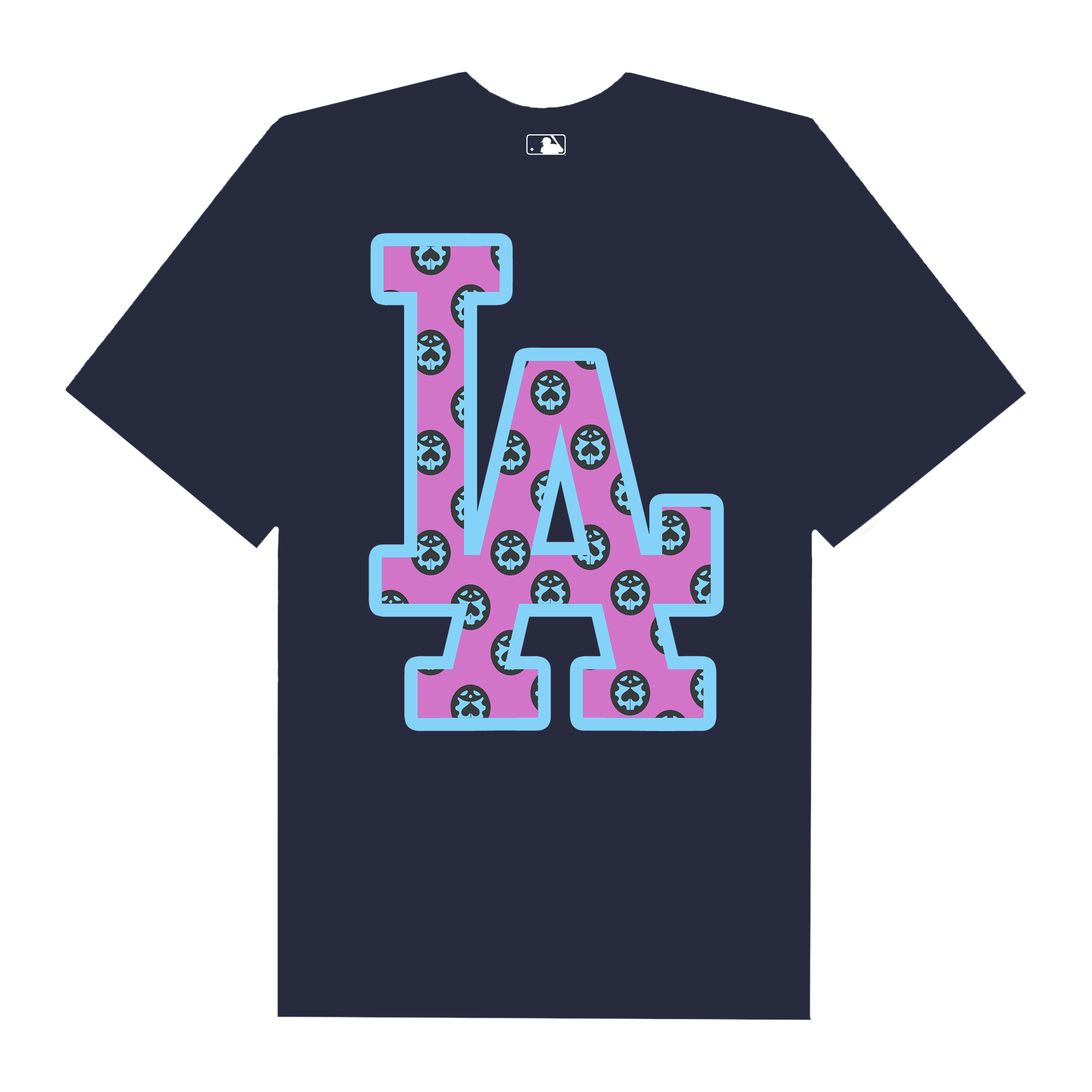 MLB Anime Jojo Giovanna Pattern LA T-Shirt