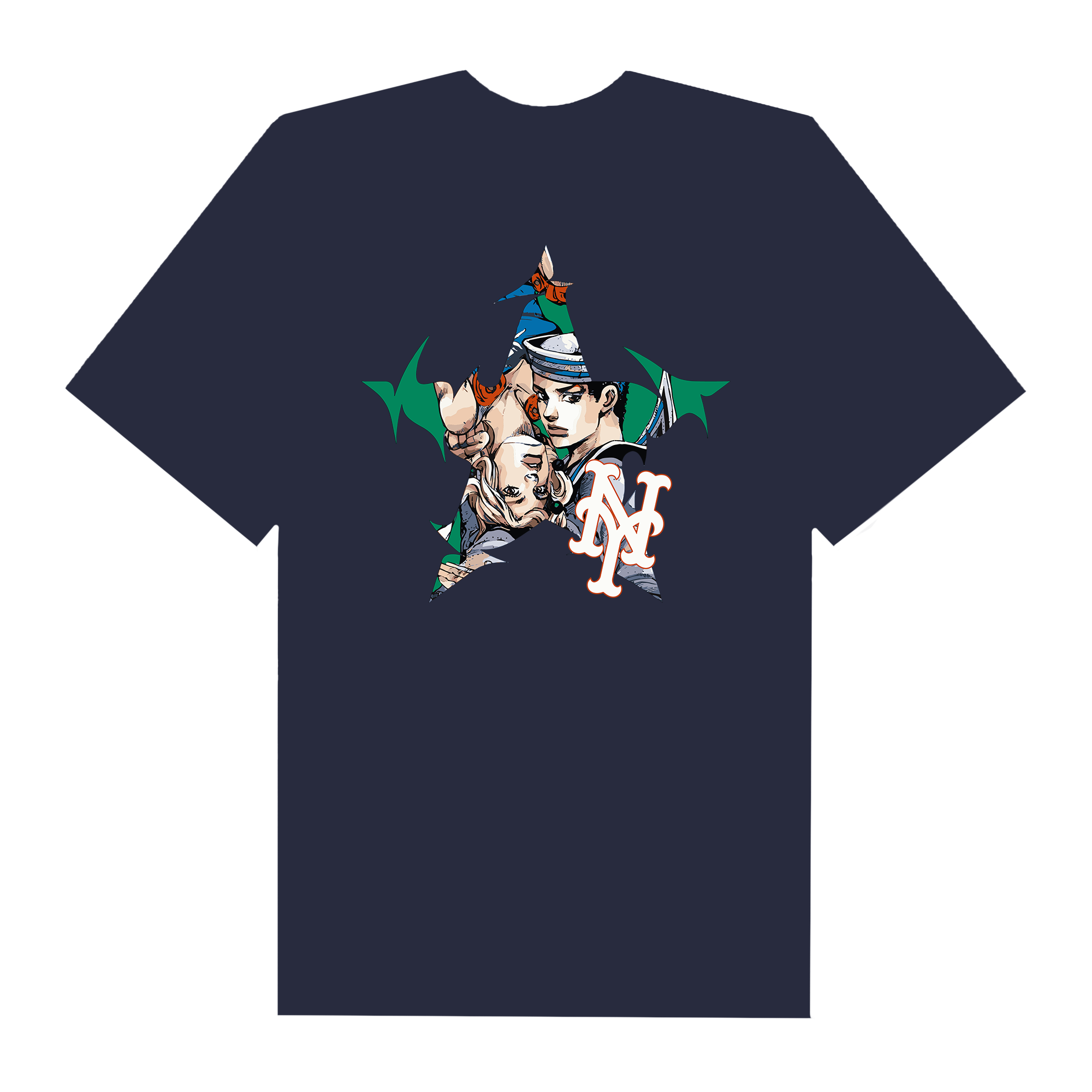 MLB Anime Jojo Jolyne and Johnny NY T-Shirt