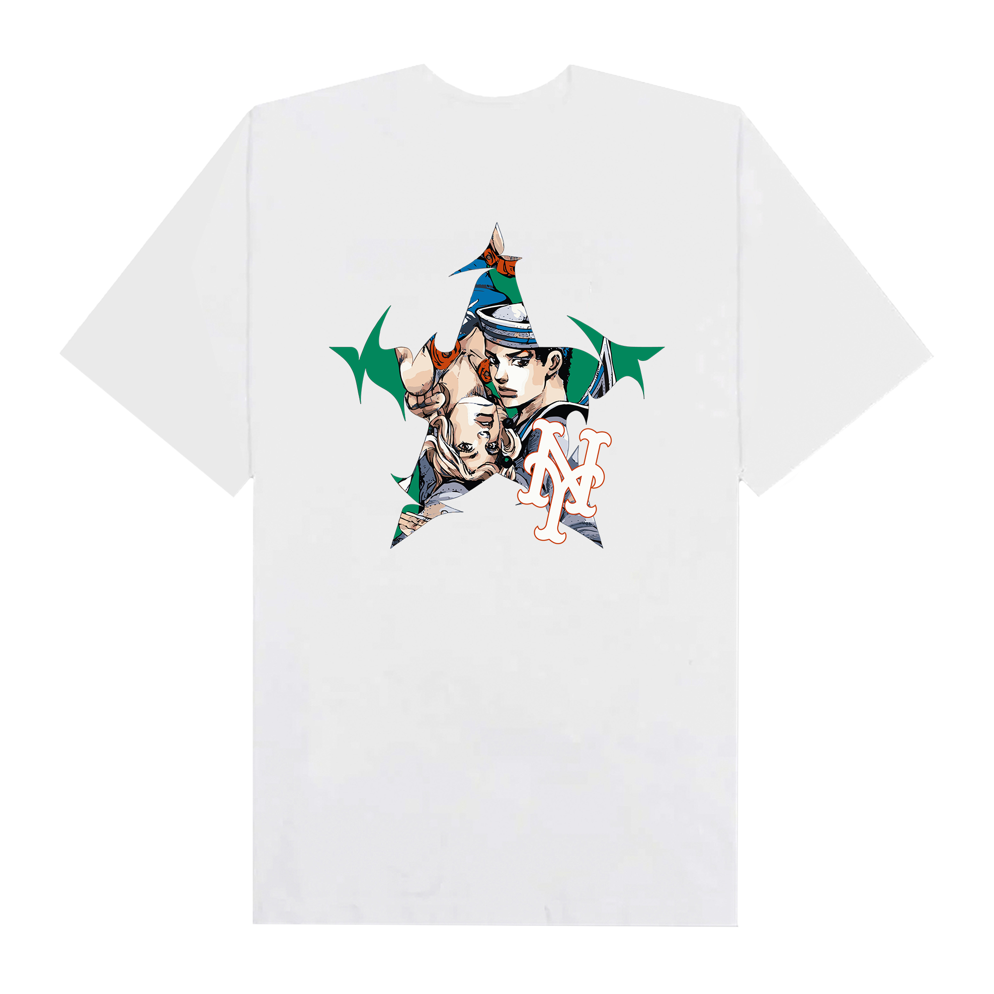 MLB Anime Jojo Jolyne and Johnny NY T-Shirt