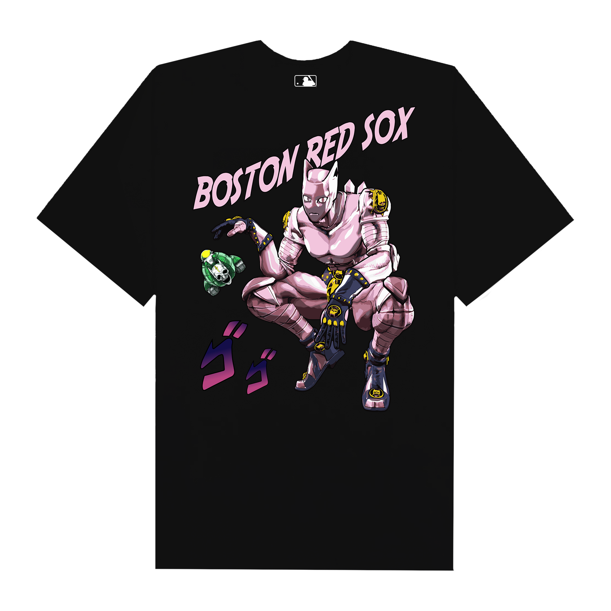 MLB Anime Jojo Killer Queen Red Sox T-Shirt