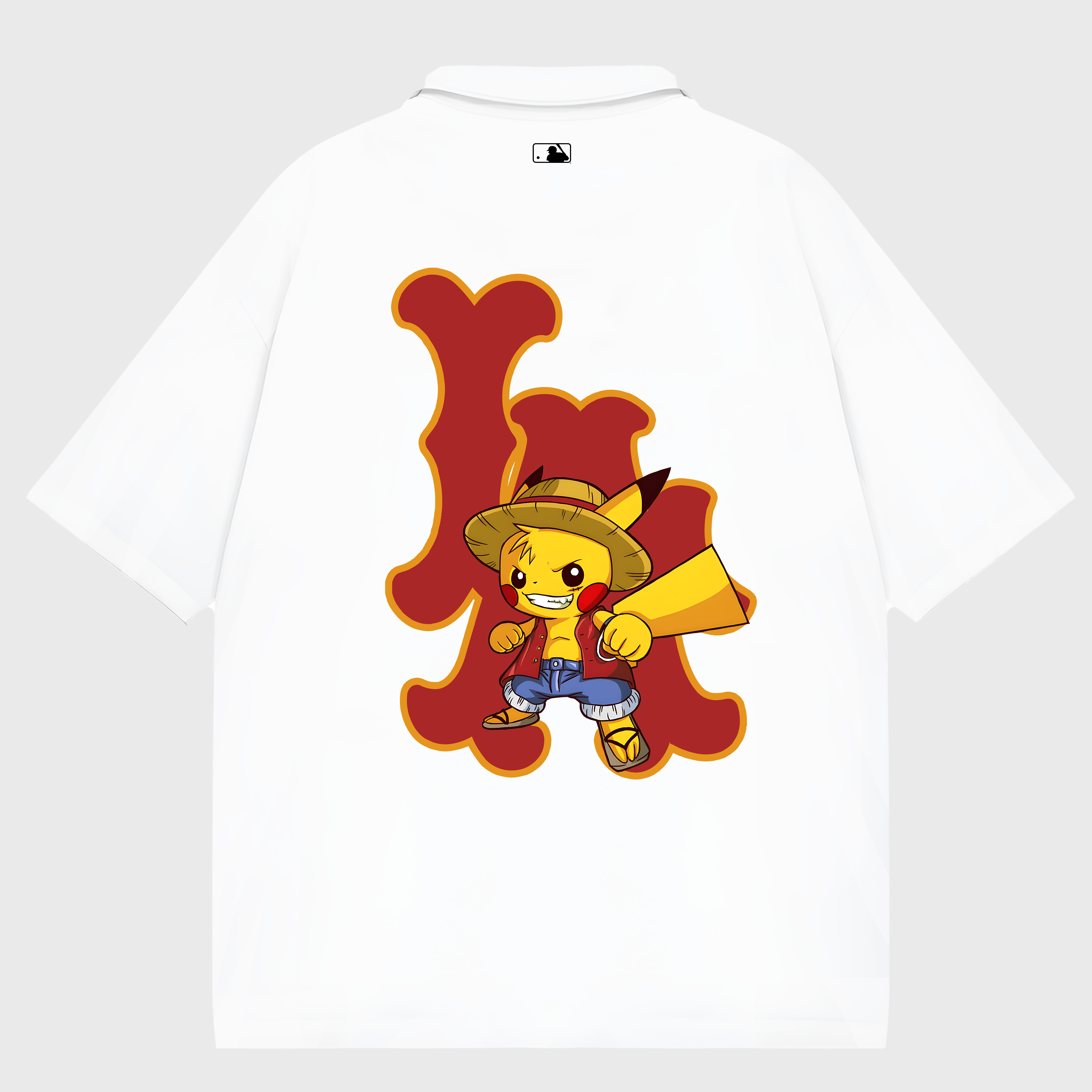 MLB Anime Luffy X Pikachu Funny Polo