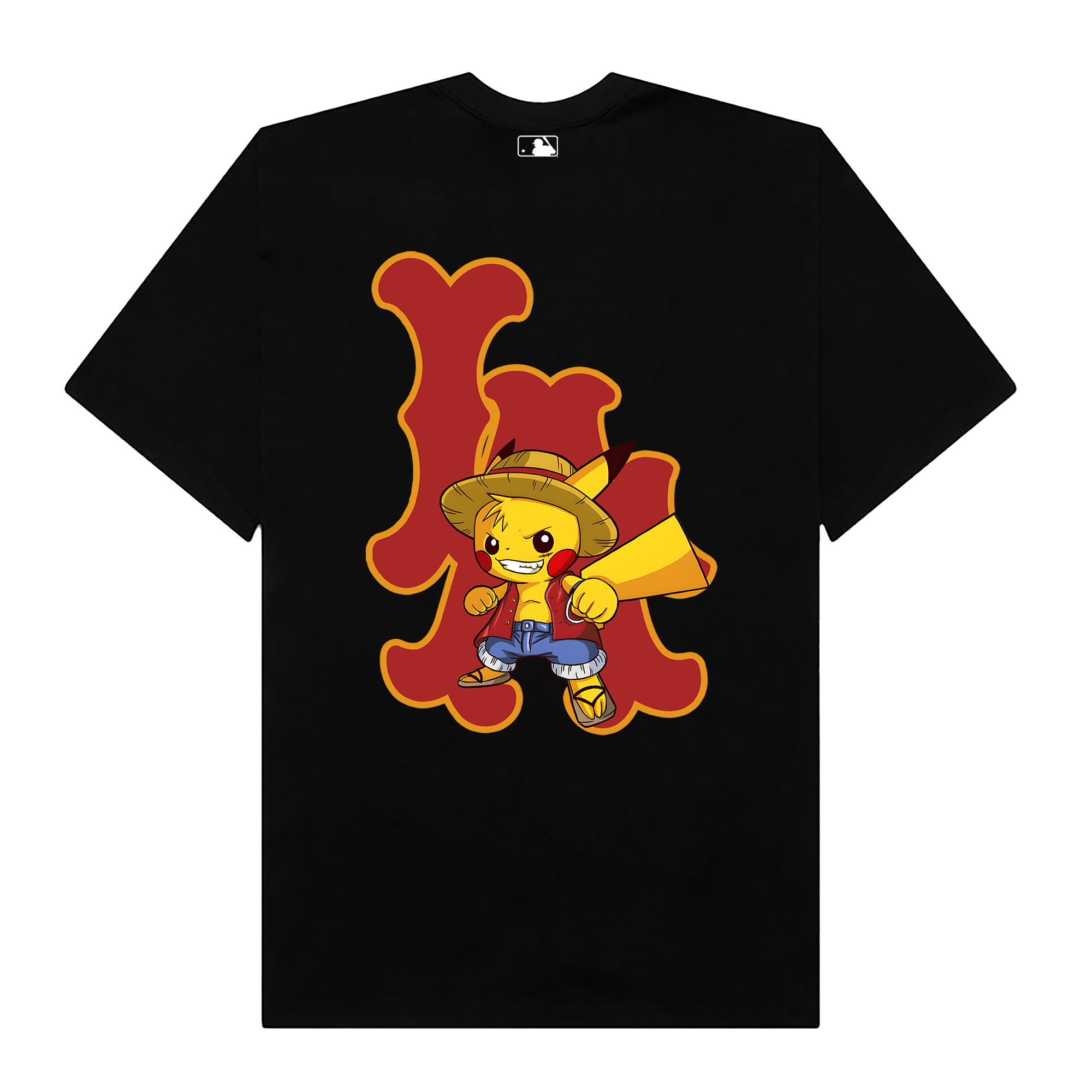 MLB Anime Luffy X Pikachu Funny T-Shirt