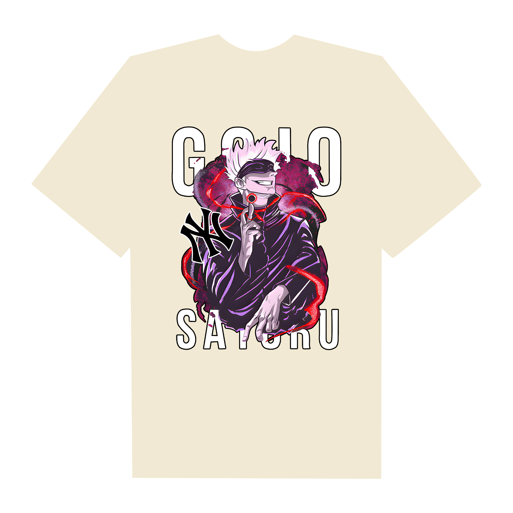 MLB Anime Naruto Gojo T-Shirt