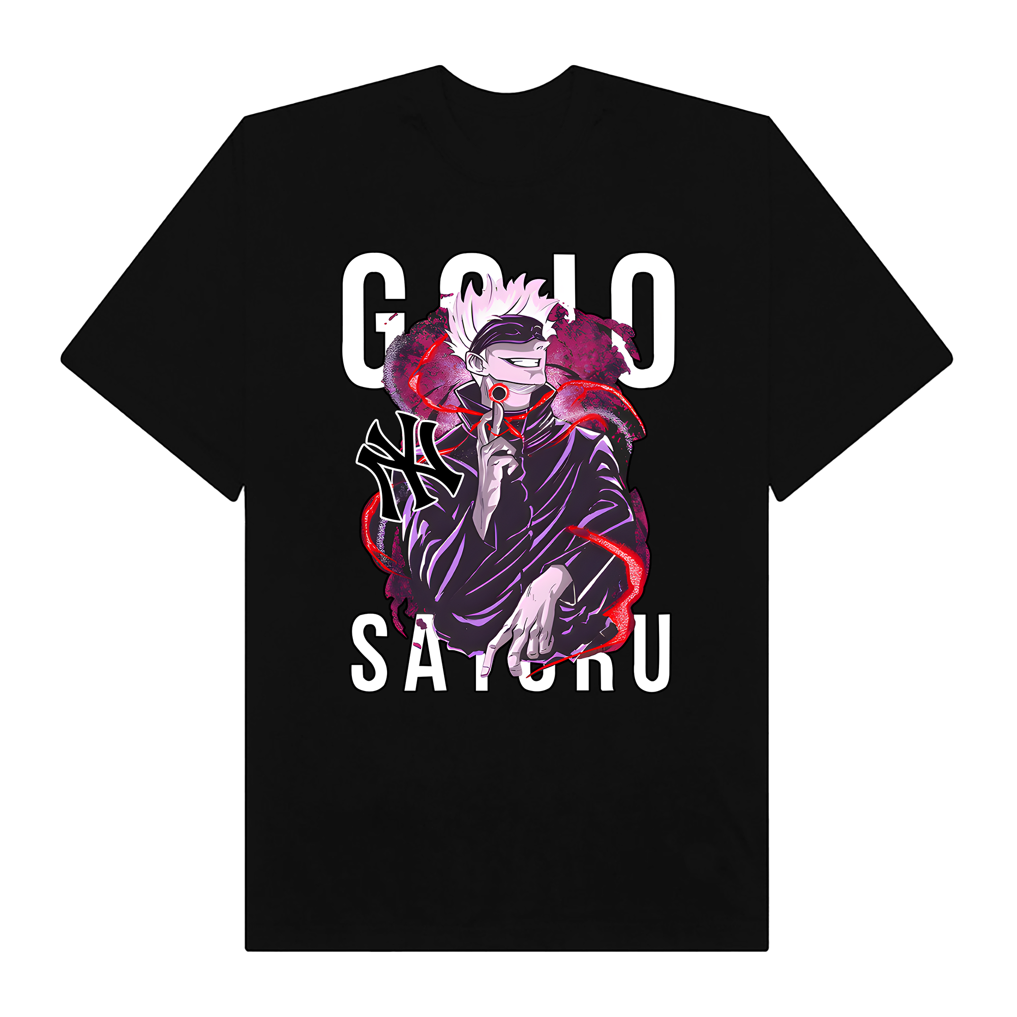 MLB Anime Naruto Gojo T-Shirt