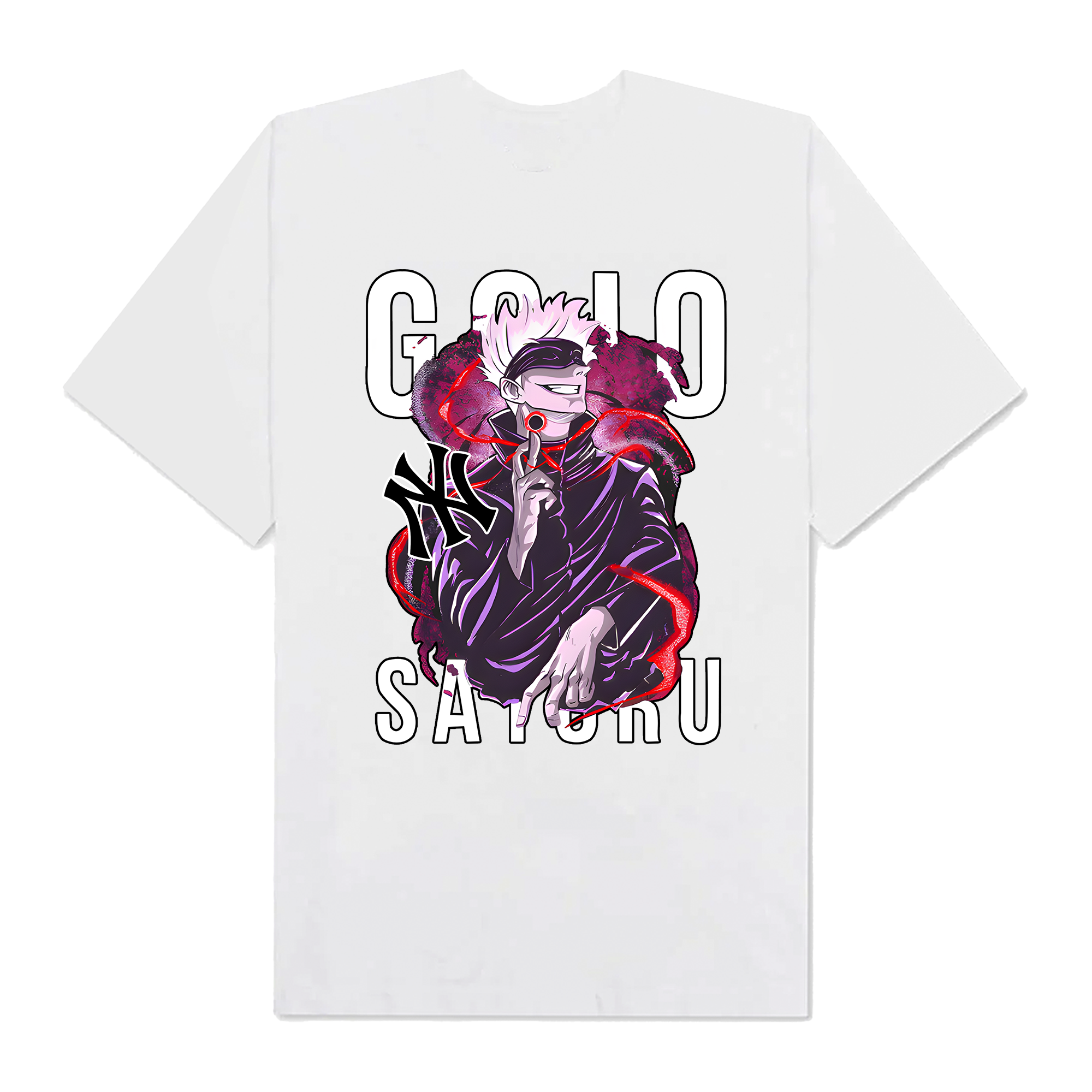 MLB Anime Naruto Gojo T-Shirt