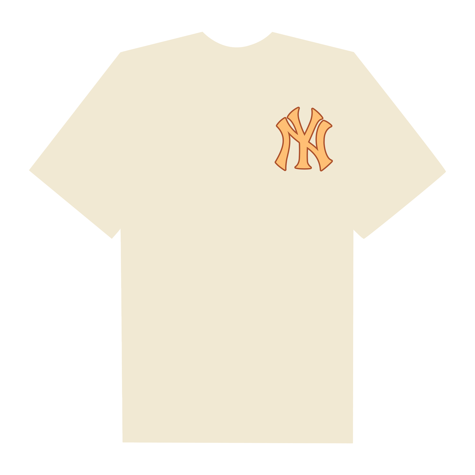 MLB Anime Naruto MLB Logo T-Shirt