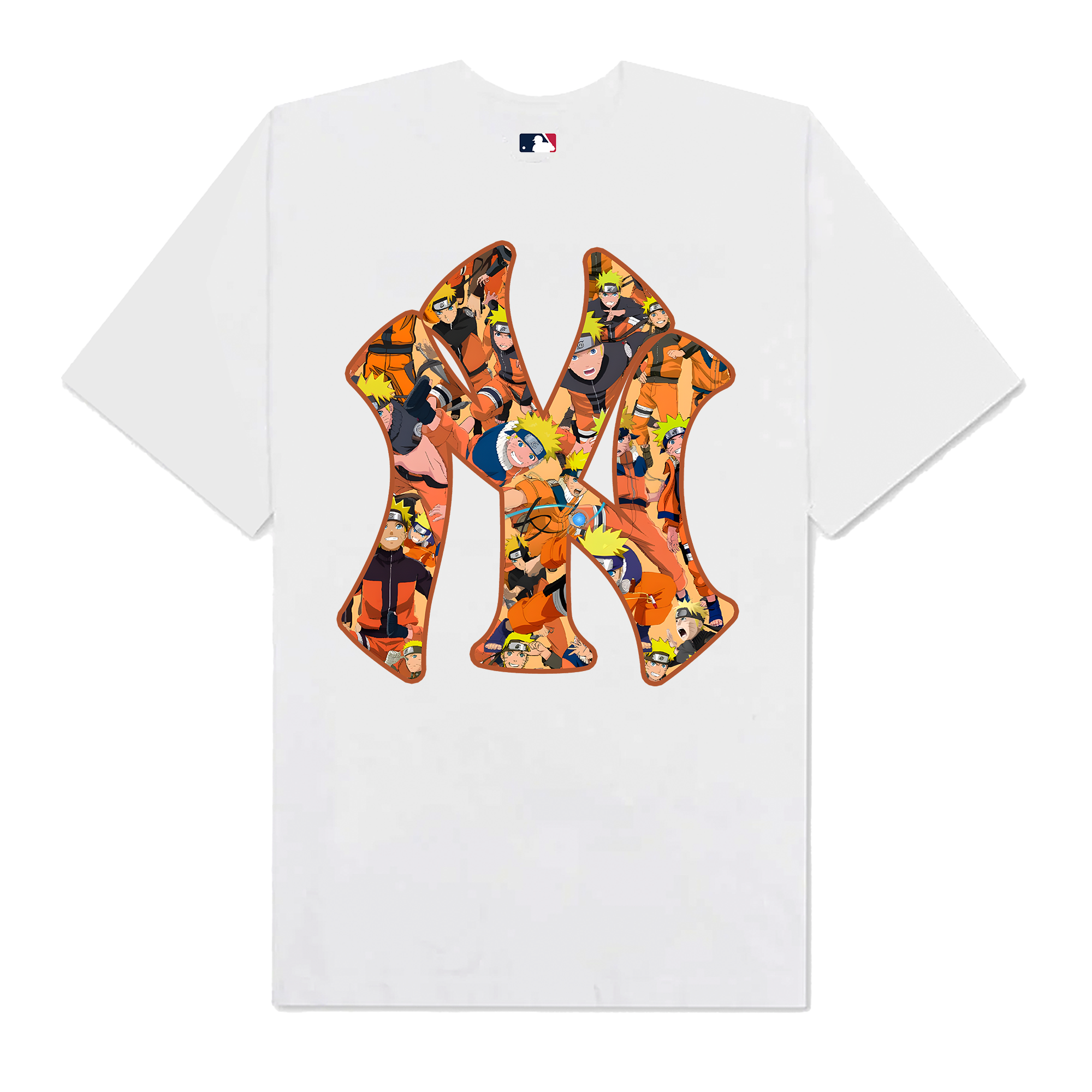 MLB Anime Naruto MLB Logo T-Shirt