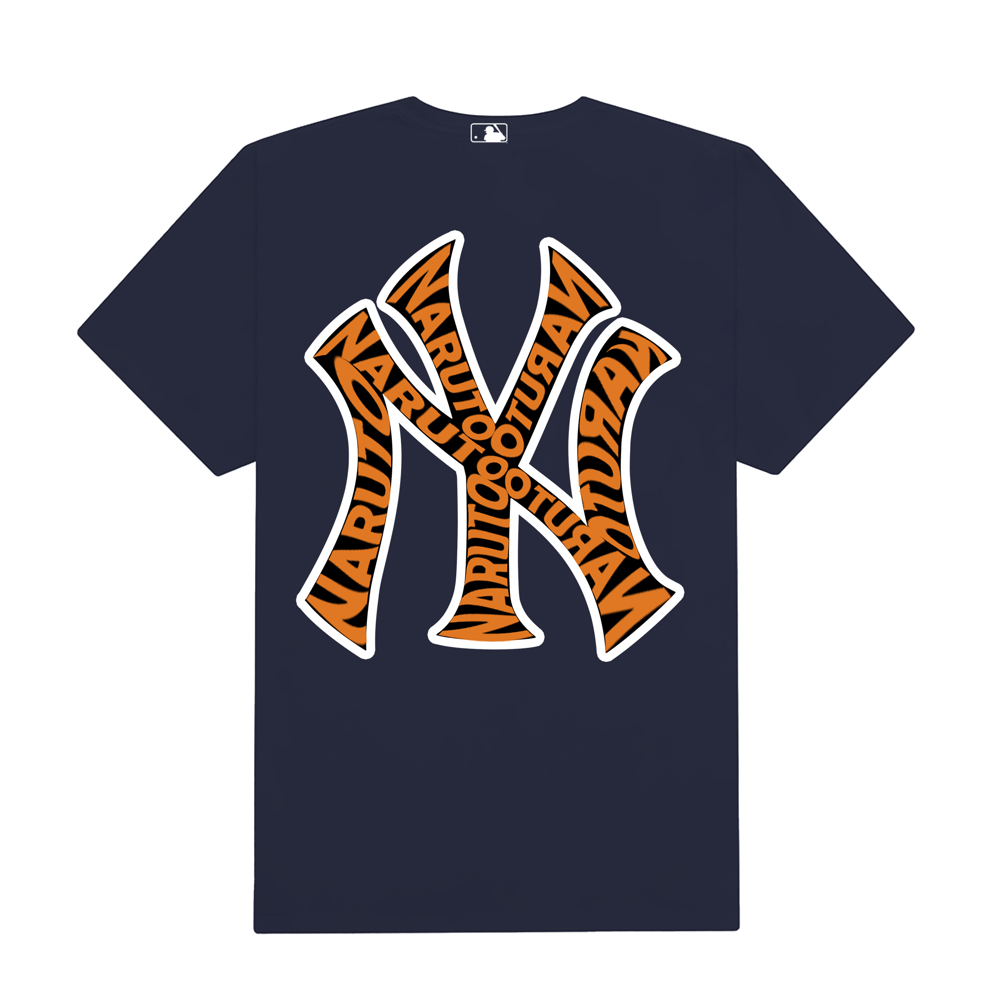 MLB Anime Naruto X NY Logo T-Shirt