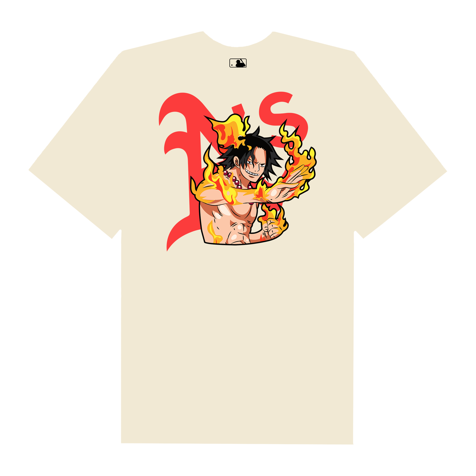 MLB Anime One Piece Ace Athletics T-Shirt