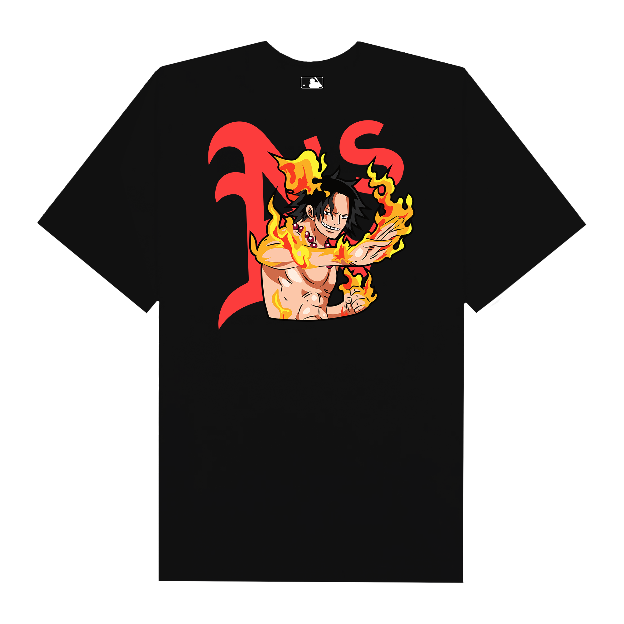 MLB Anime One Piece Ace Athletics T-Shirt