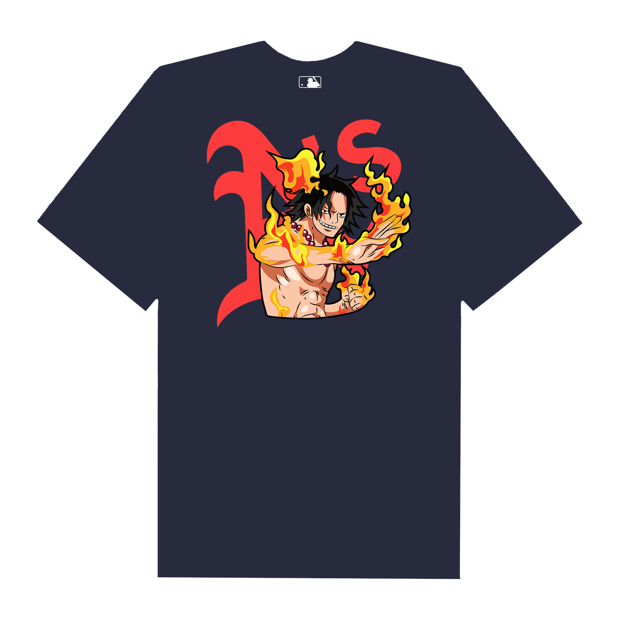 MLB Anime One Piece Ace Athletics T-Shirt