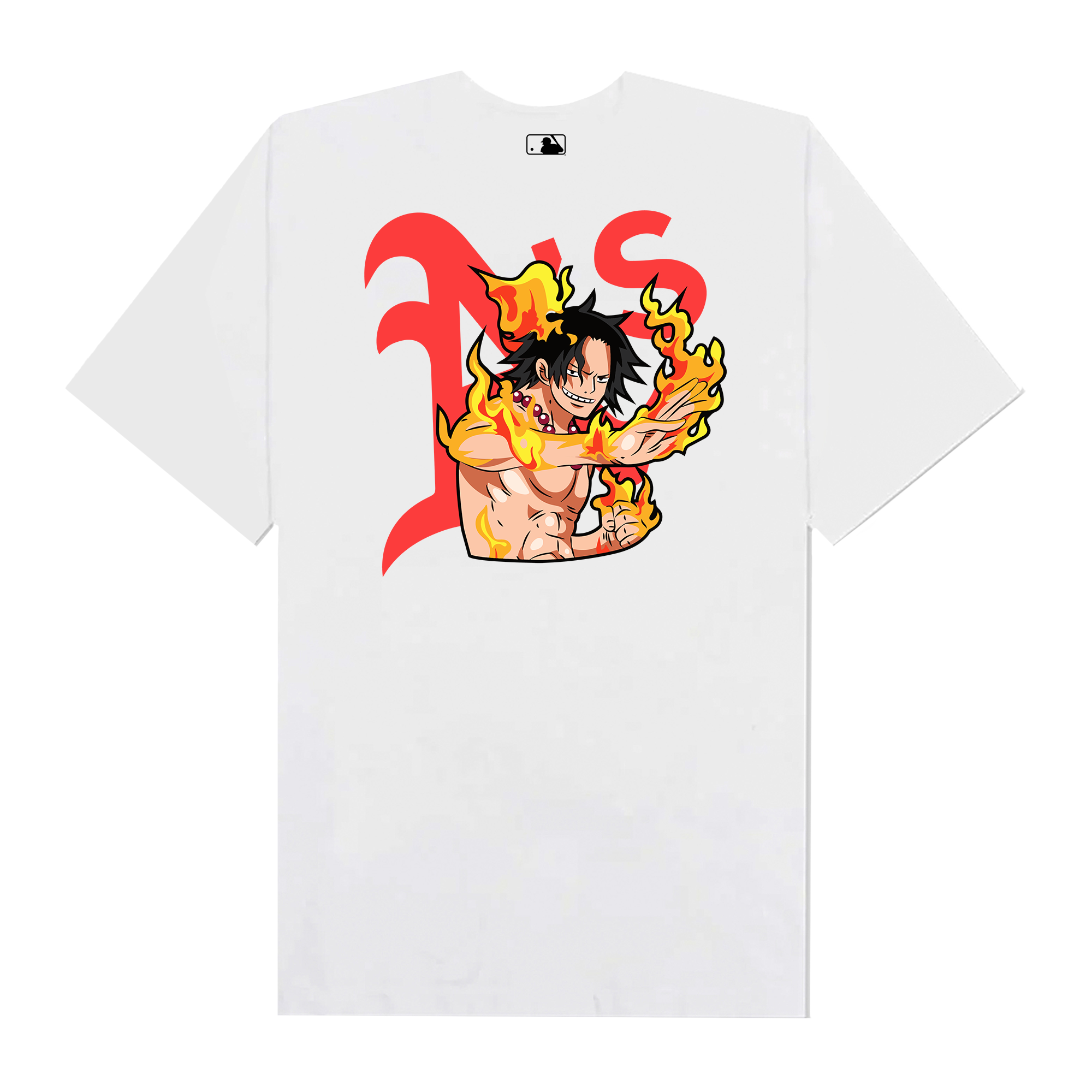 MLB Anime One Piece Ace Athletics T-Shirt