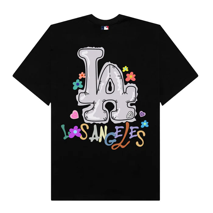 Flash Sale MLB Floral LA Groovy Flower T-Shirt