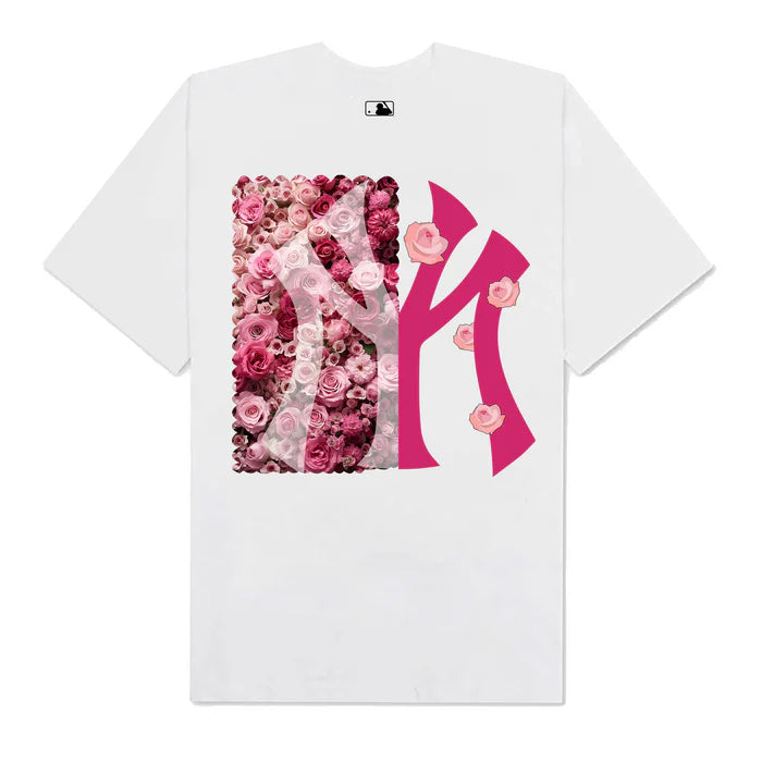 Flash Sale MLB Floral Pink Rose T-Shirt