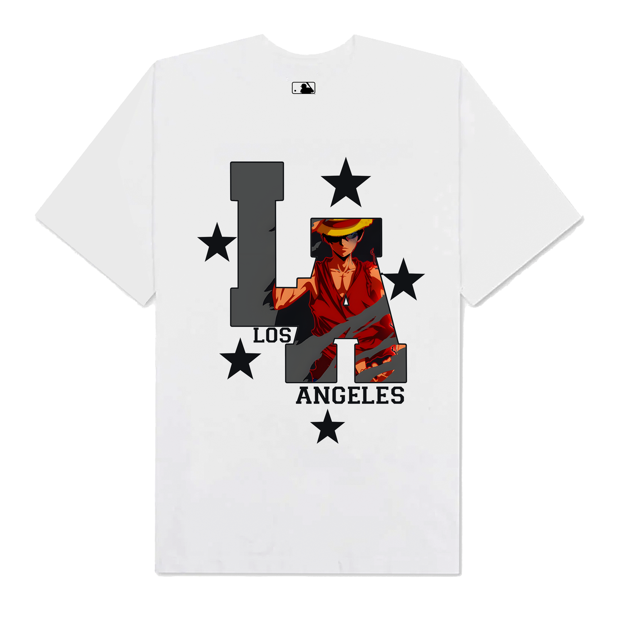 MLB Anime One Piece Luffy LA T-Shirt