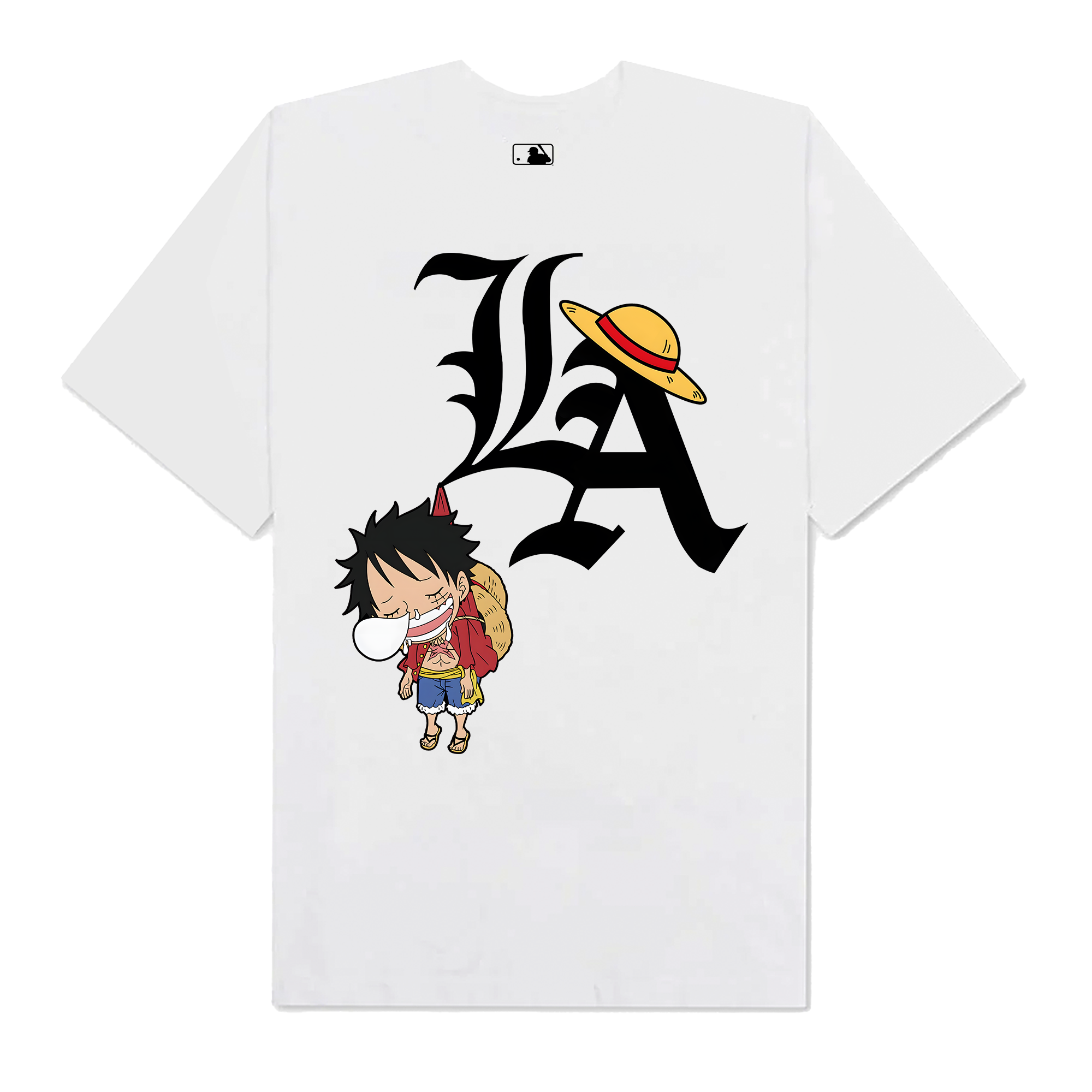 MLB Anime One Piece Luffy Sleeping T-Shirt
