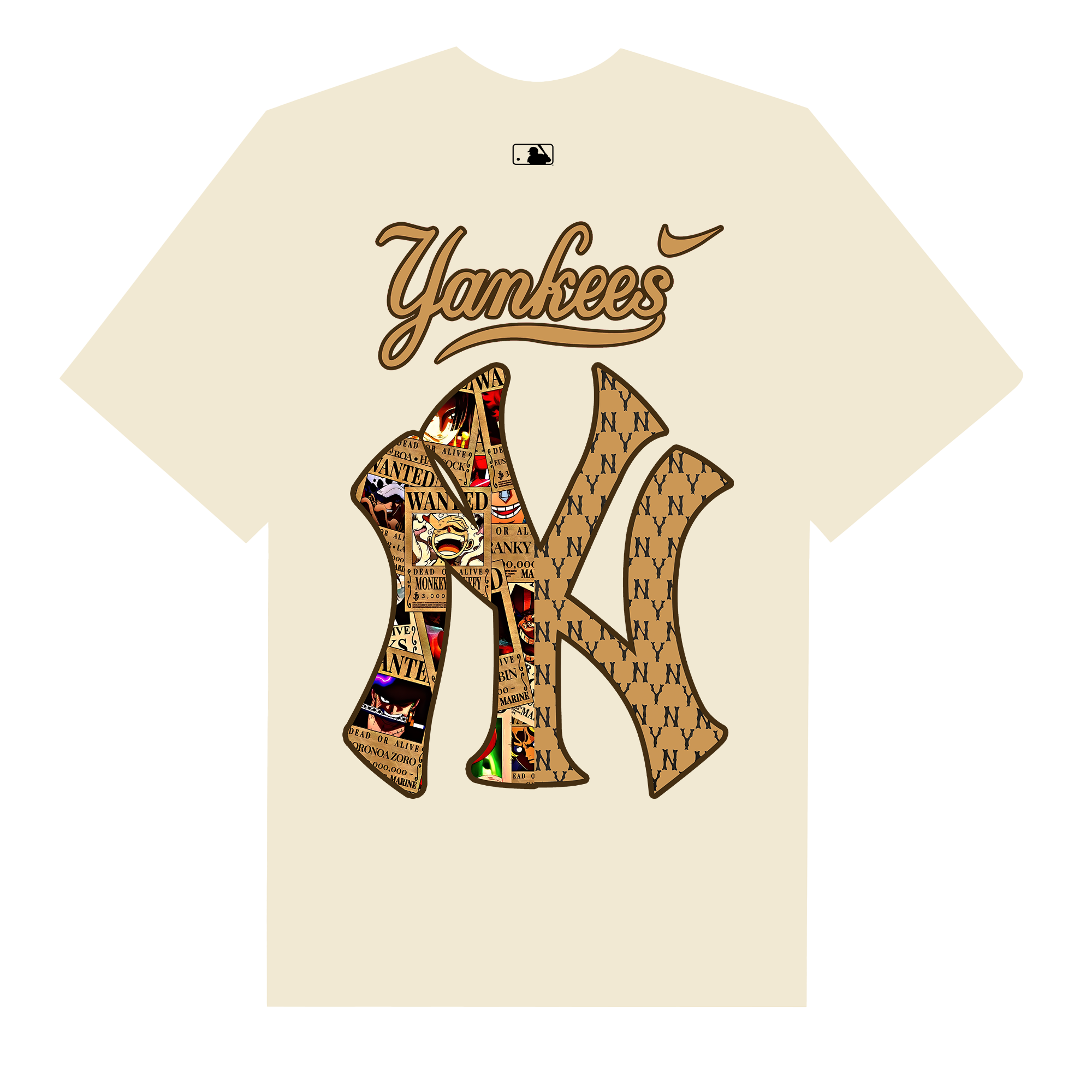 MLB Anime One Piece Yankees T-Shirt