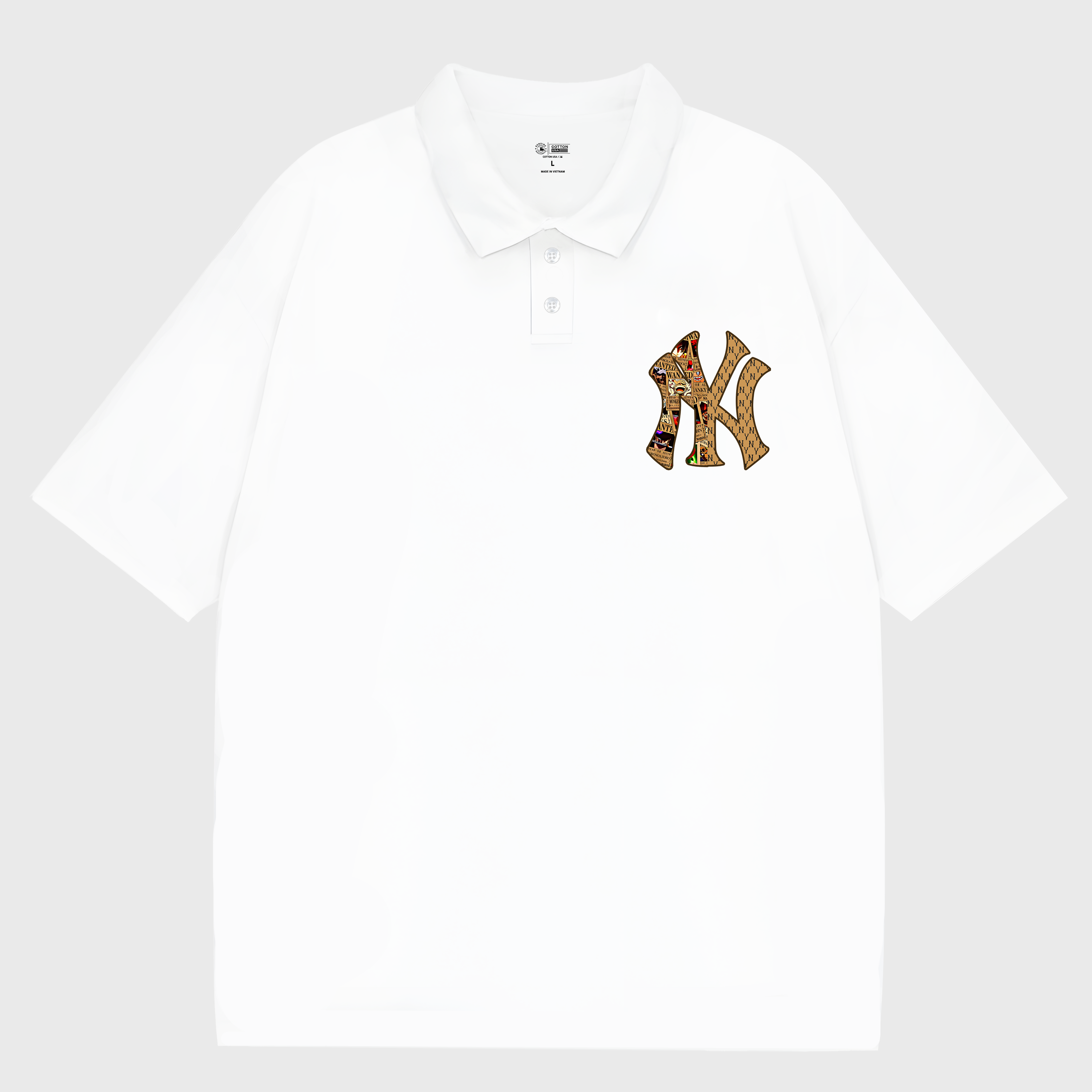 MLB Anime One Piece Yankees Polo