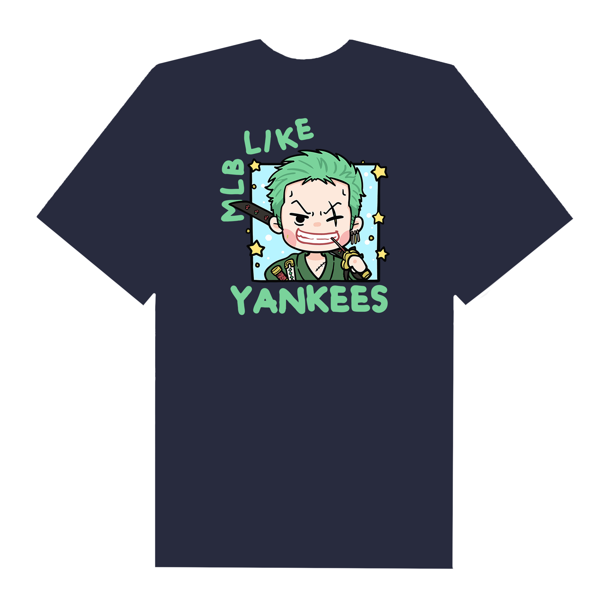 MLB Anime One Piece Zoro MLB Like T-Shirt