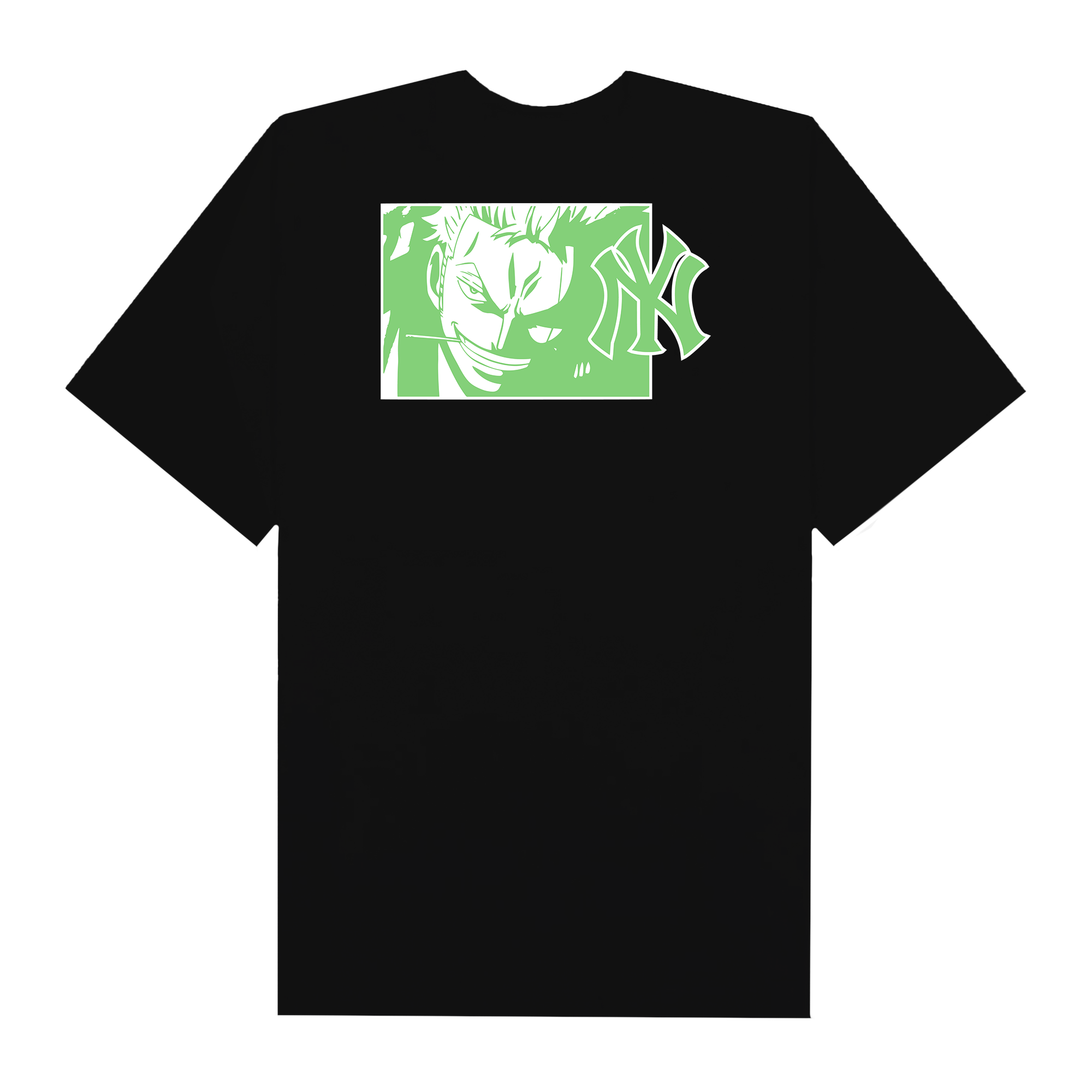 MLB Anime One Piece Zoro NY T-Shirt