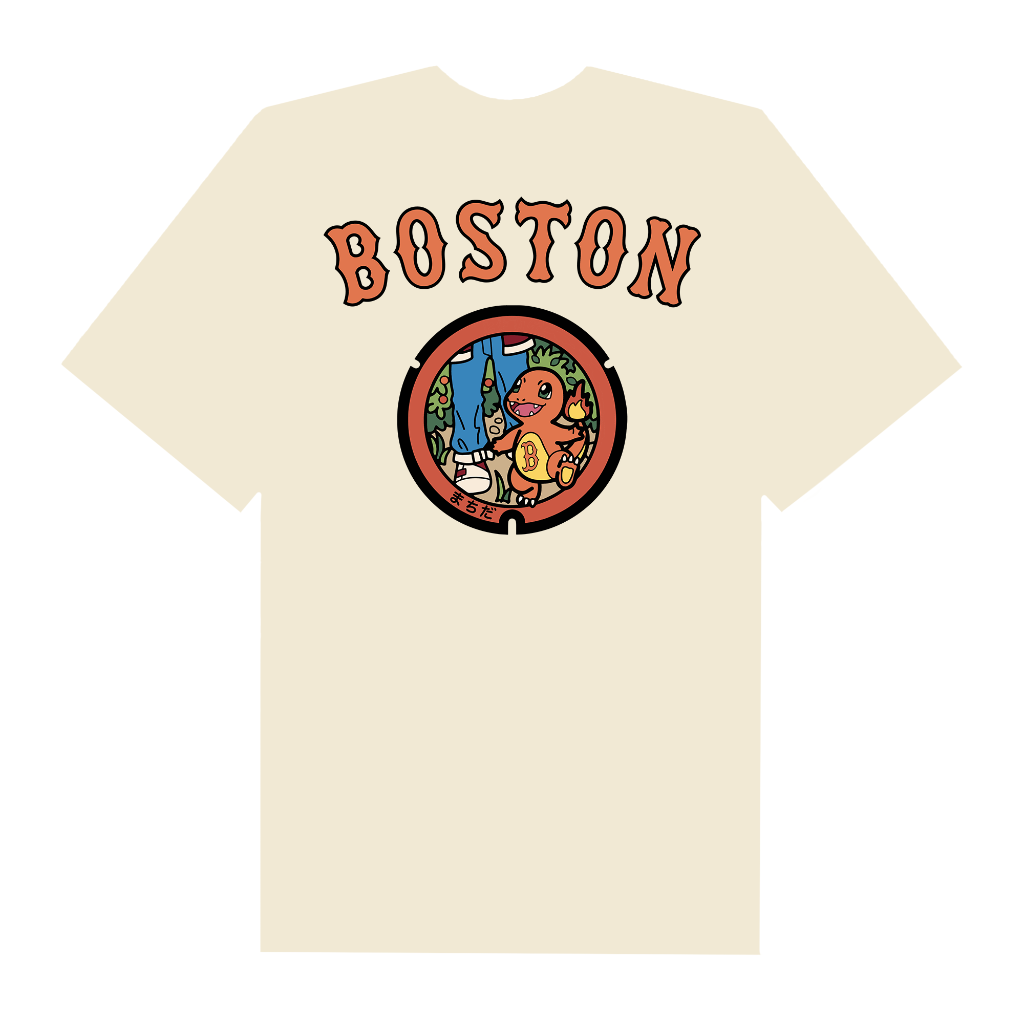 MLB Anime Pokemon Boston Charizard T-Shirt