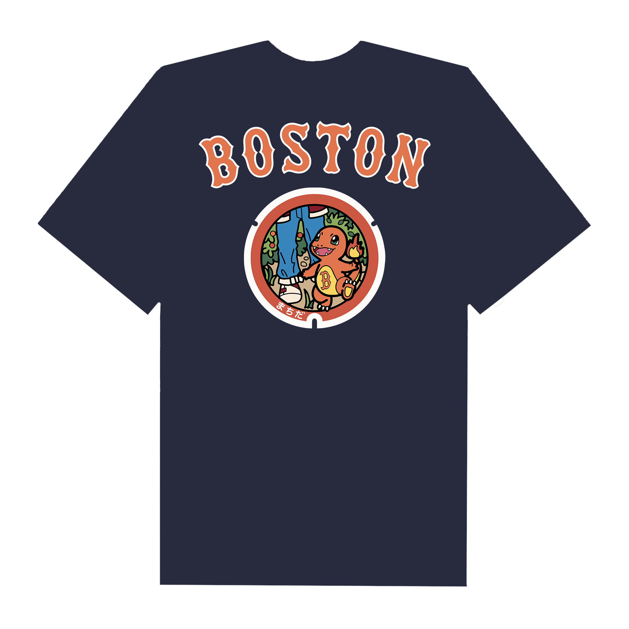 MLB Anime Pokemon Boston Charizard T-Shirt