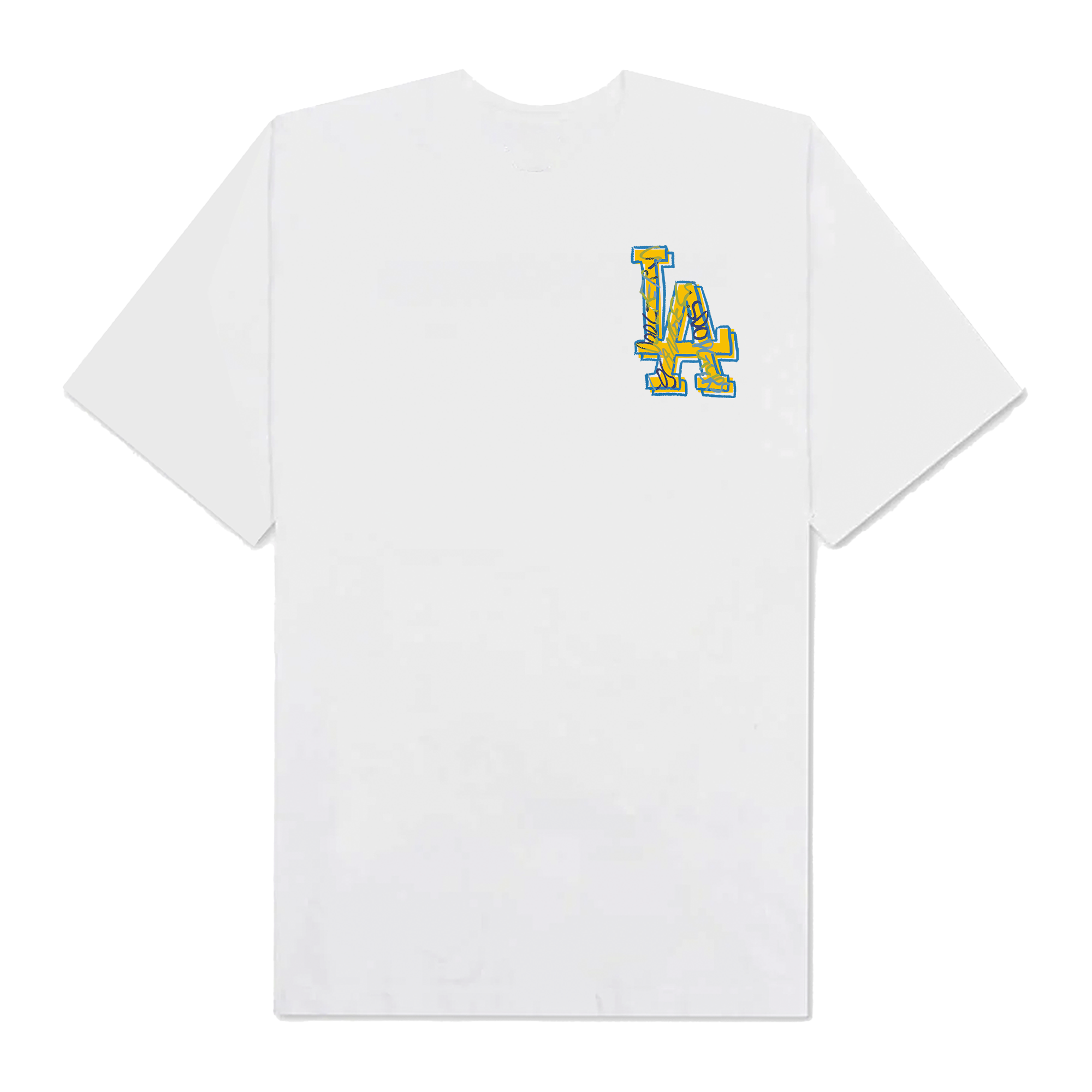 MLB Anime Pokemon Crayon Pikachu LA T-Shirt