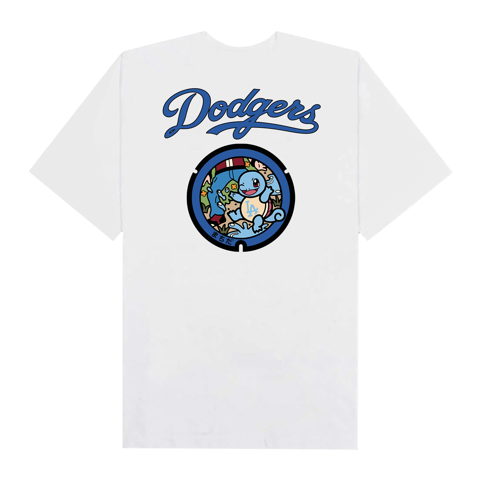 MLB Anime Pokemon Dodgers Squirtle T-Shirt