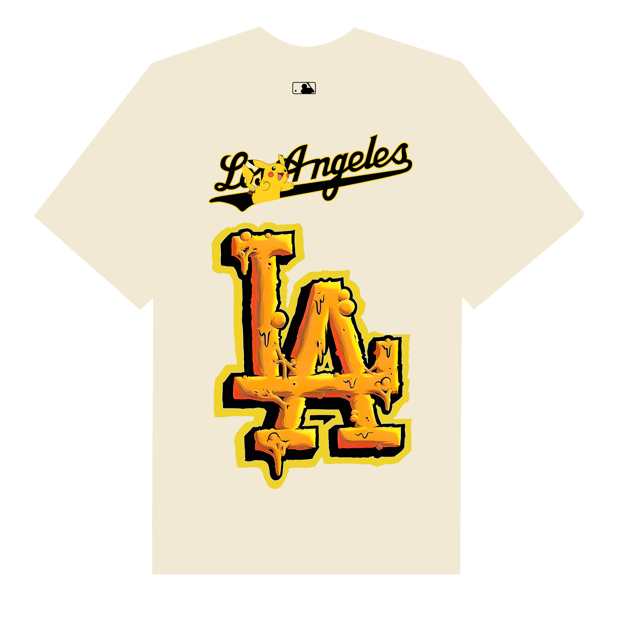 MLB Anime Pokemon LA Pikachu T-Shirt