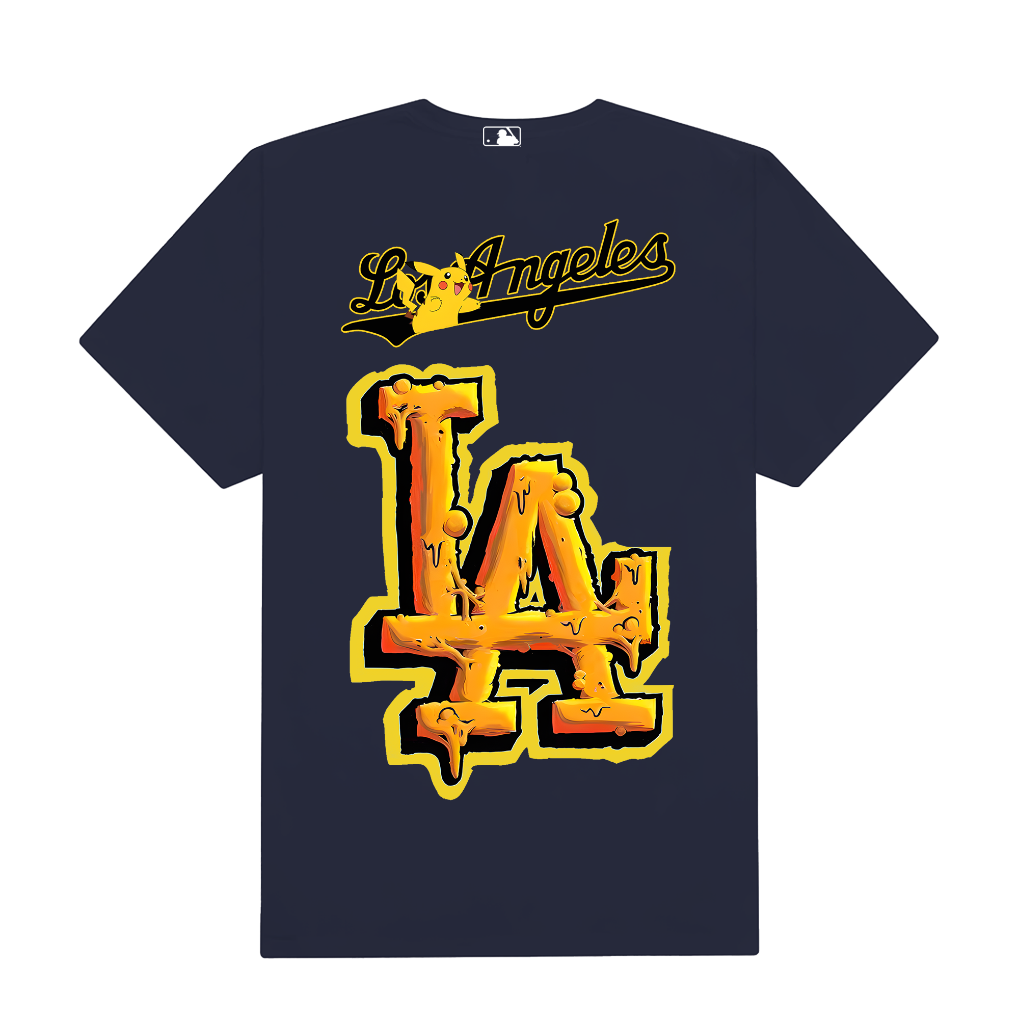 MLB Anime Pokemon LA Pikachu T-Shirt