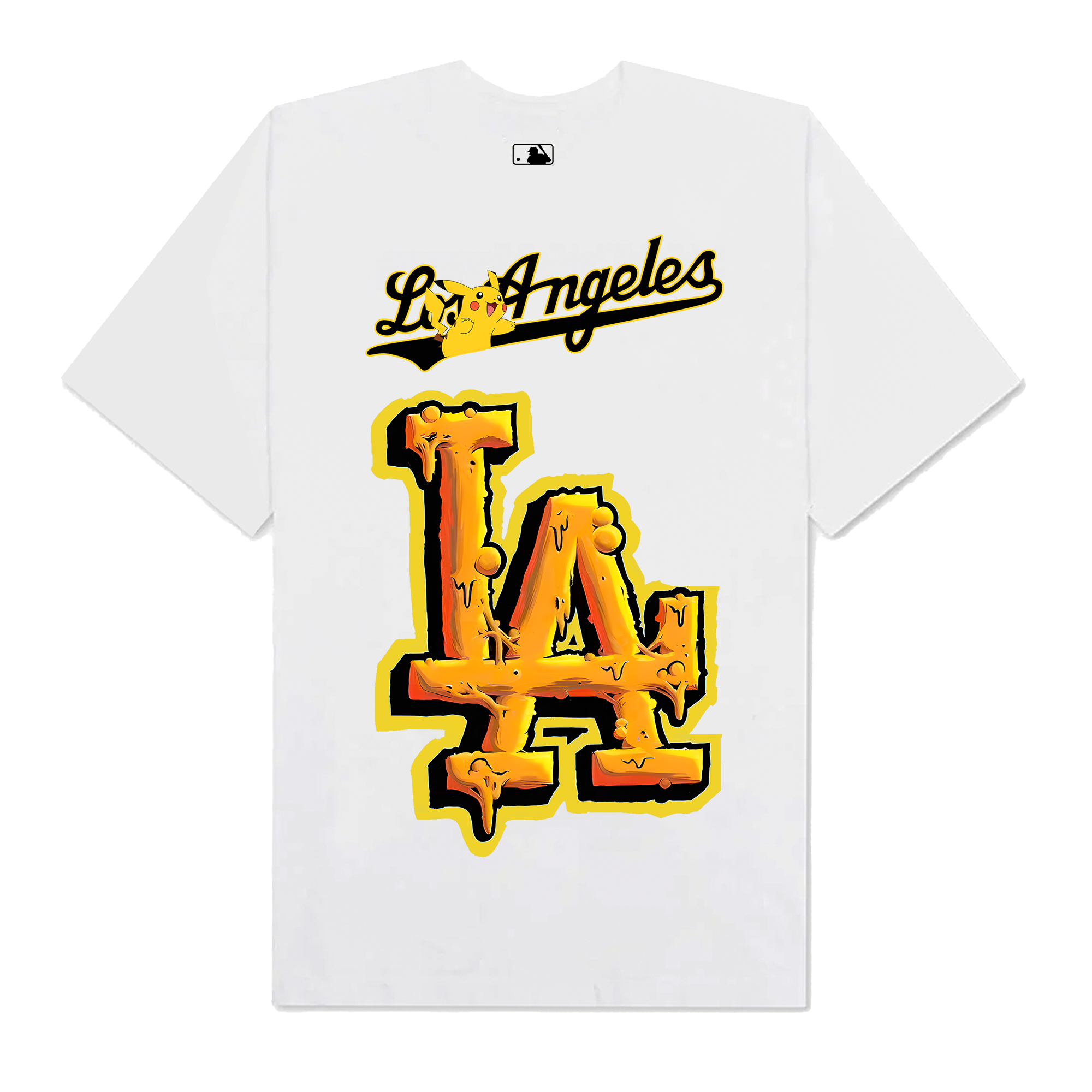 MLB Anime Pokemon LA Pikachu T-Shirt