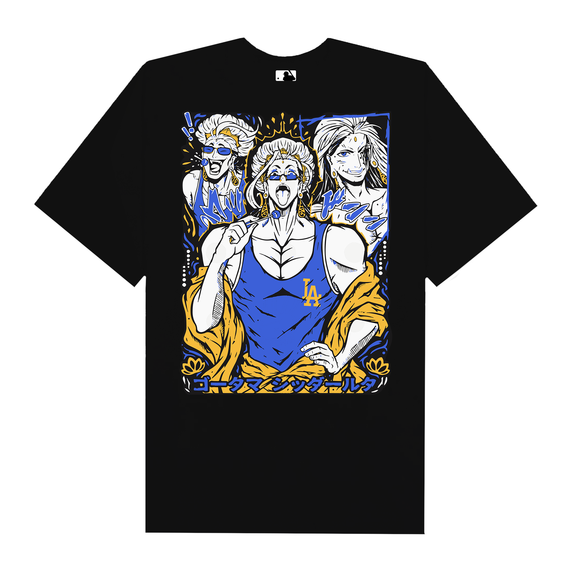 MLB Anime Ragnarok Buddha LA Dodgers T-Shirt