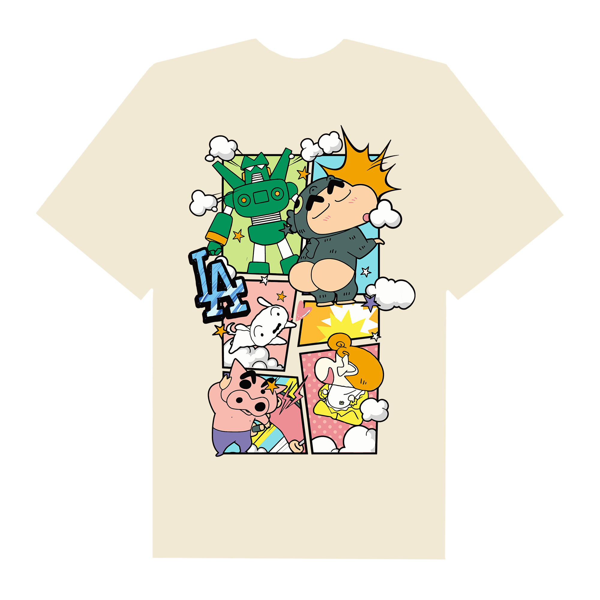 MLB Anime Shin Funny LA T-Shirt