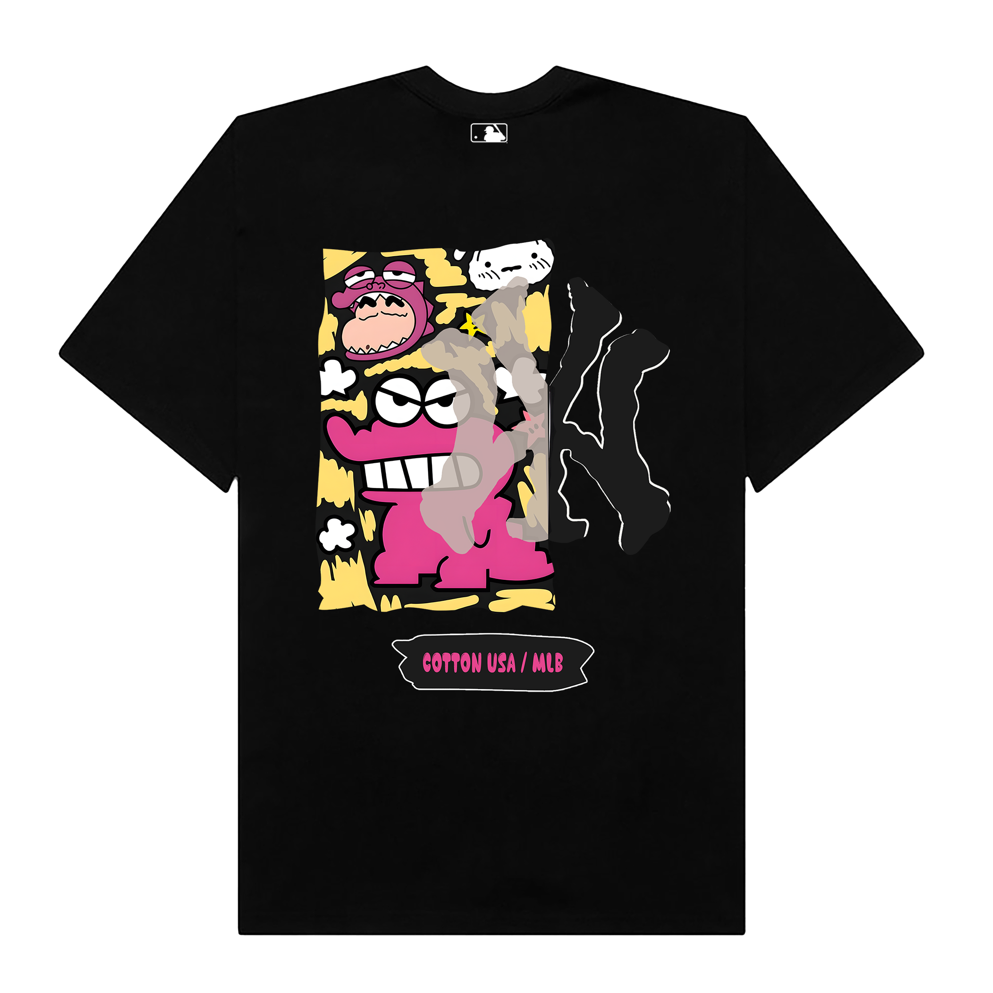 MLB Anime Shin PInk NewYork T-Shirt