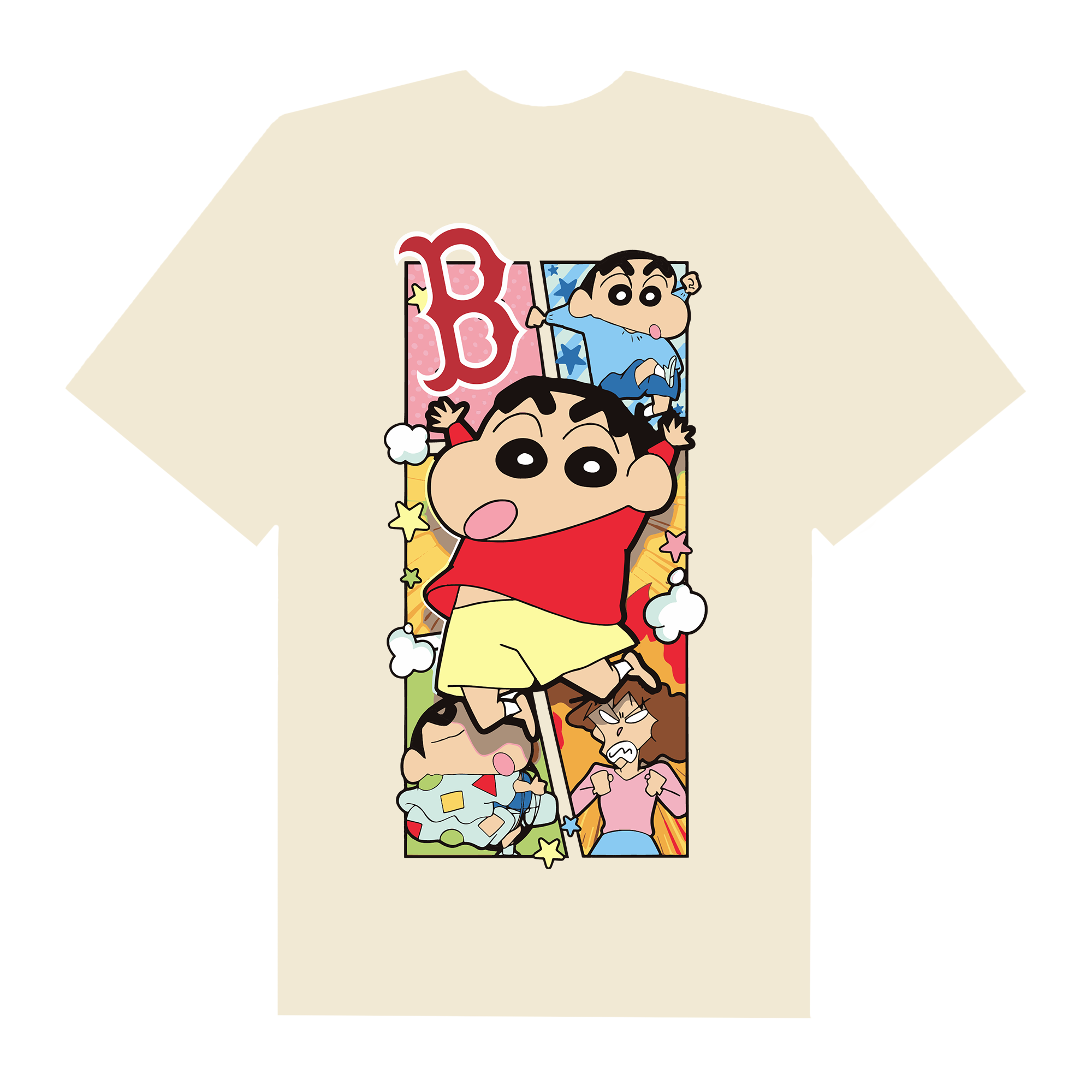 MLB Anime Shine Cute Boston T-Shirt