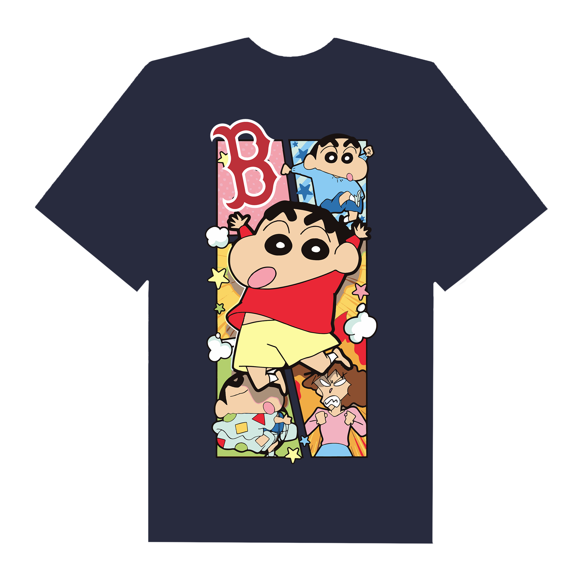 MLB Anime Shine Cute Boston T-Shirt