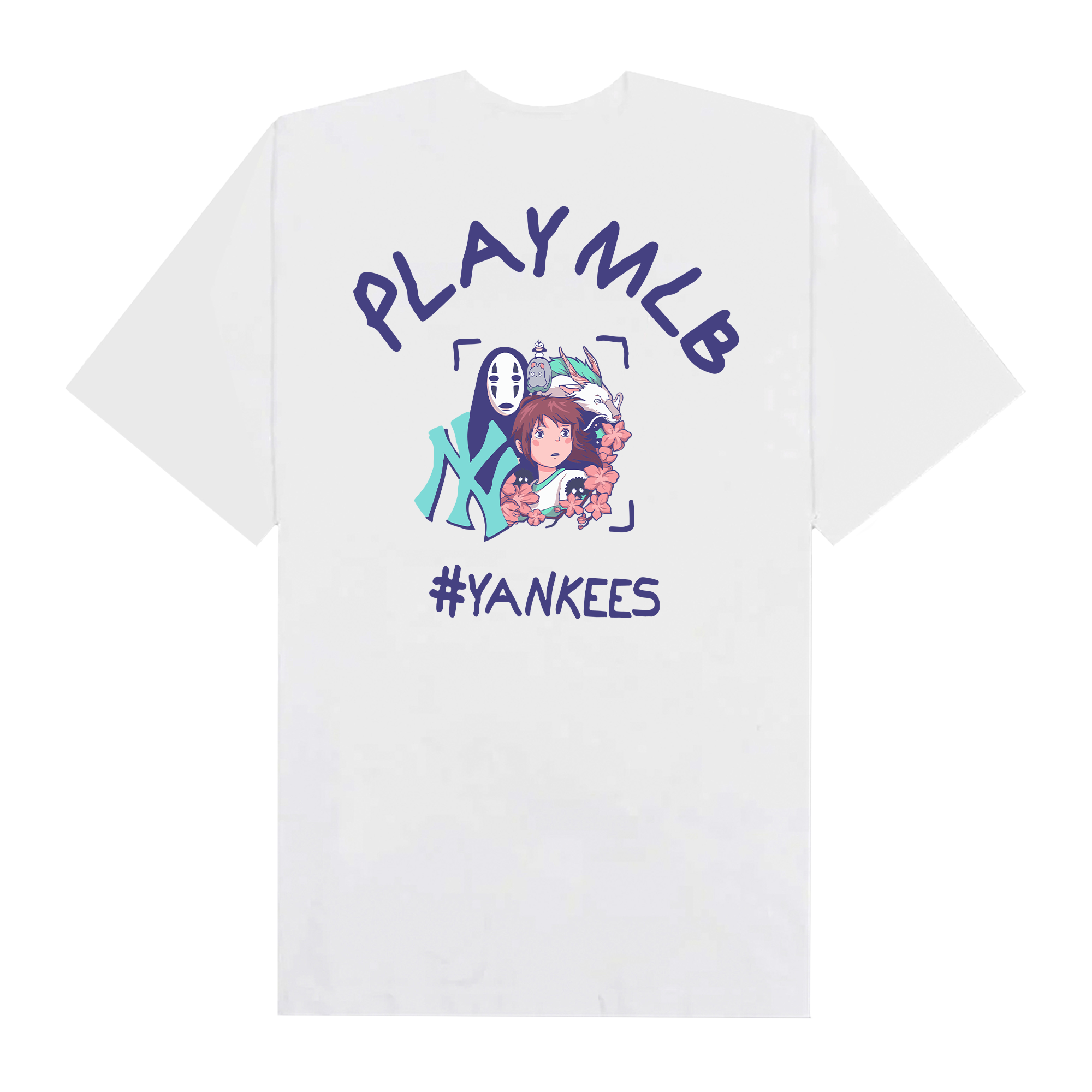 MLB Anime Spirited Away Play Yankees T-Shirt