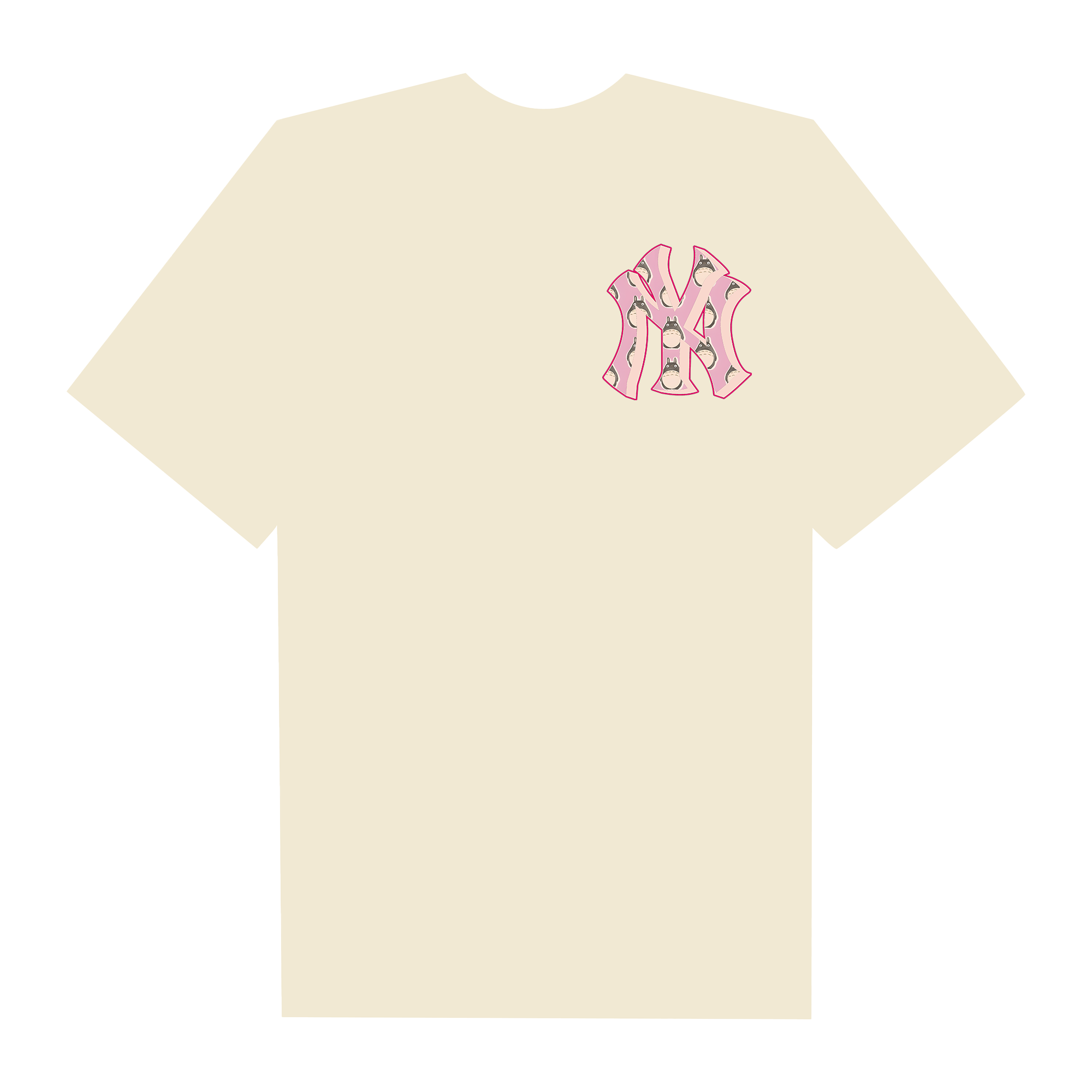 MLB Anime Studio Ghibli Pink Totoro T-Shirt