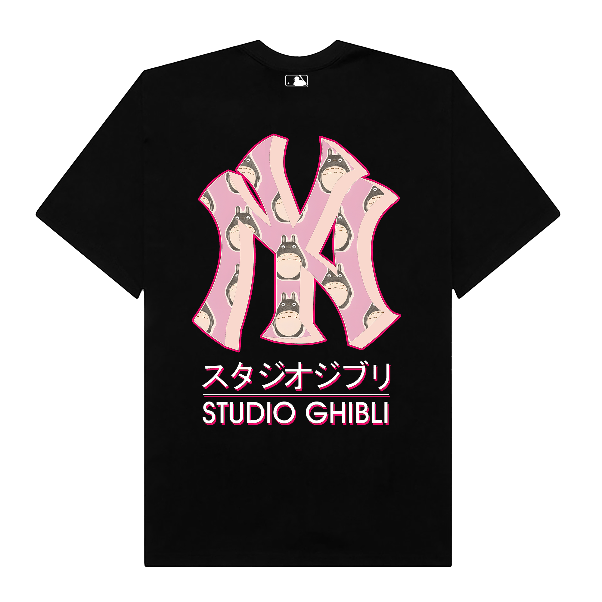 MLB Anime Studio Ghibli Pink Totoro T-Shirt