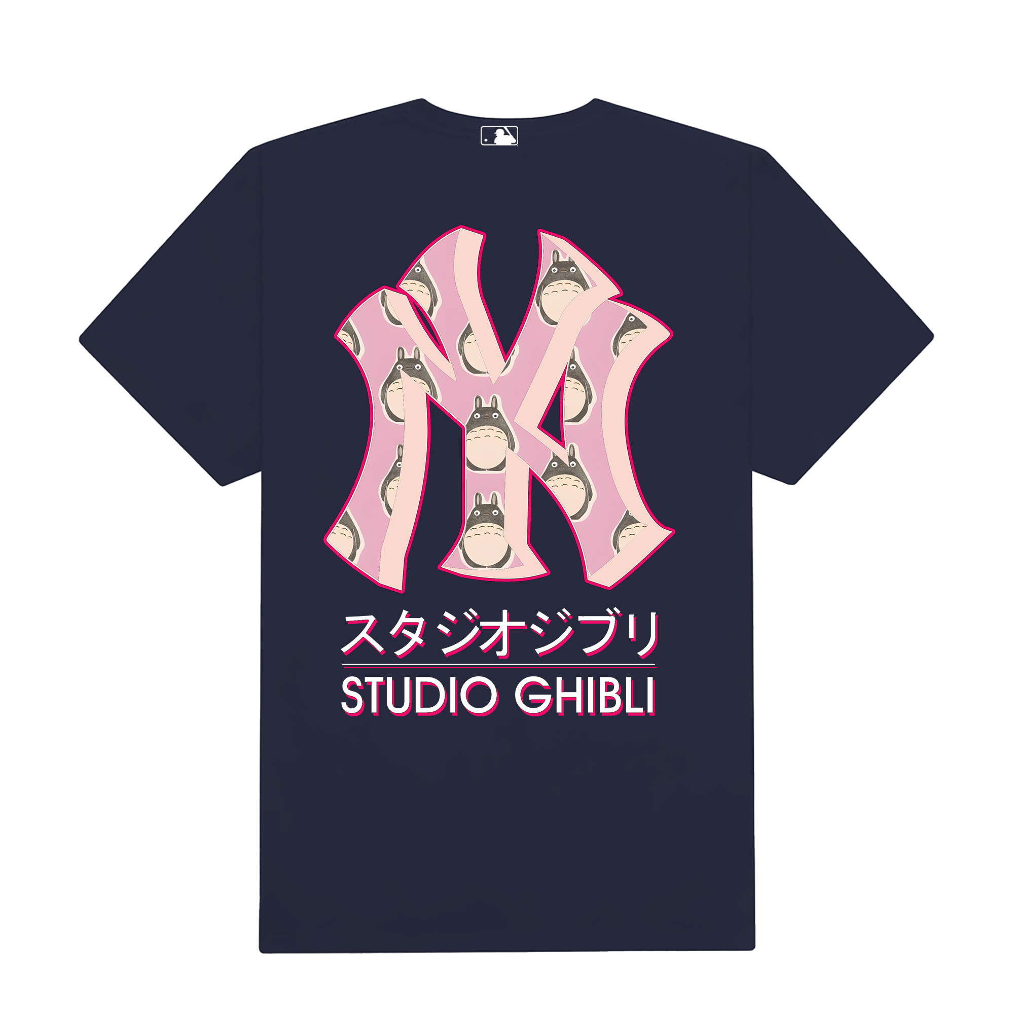 MLB Anime Studio Ghibli Pink Totoro T-Shirt