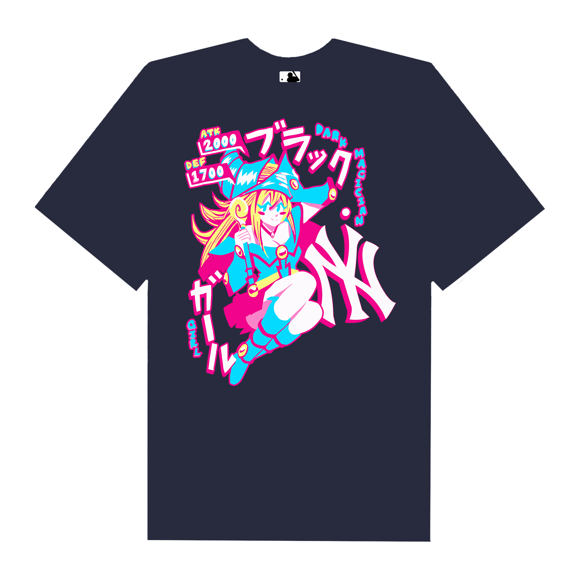 MLB Anime Yugioh Dark Magician Girl NY T-Shirt