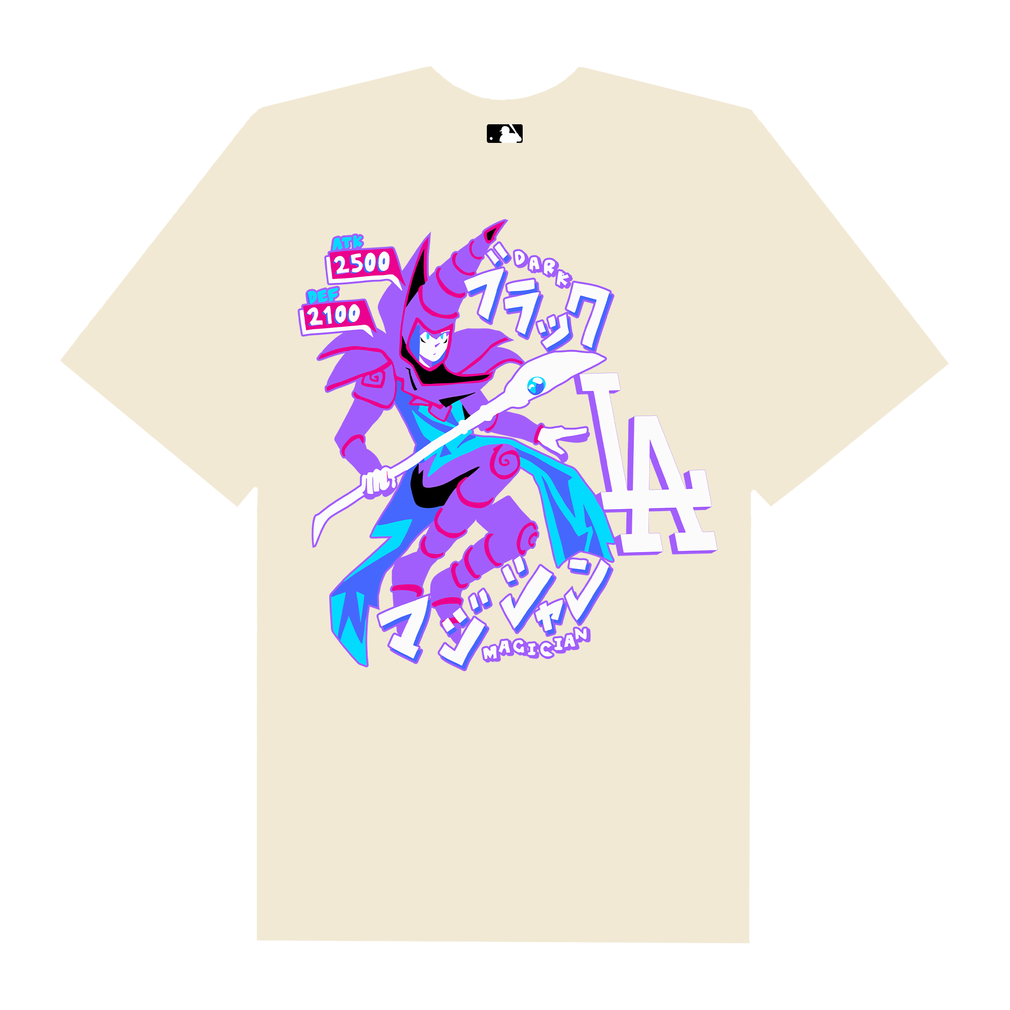 MLB Anime Yugioh Dark Magician LA T-Shirt