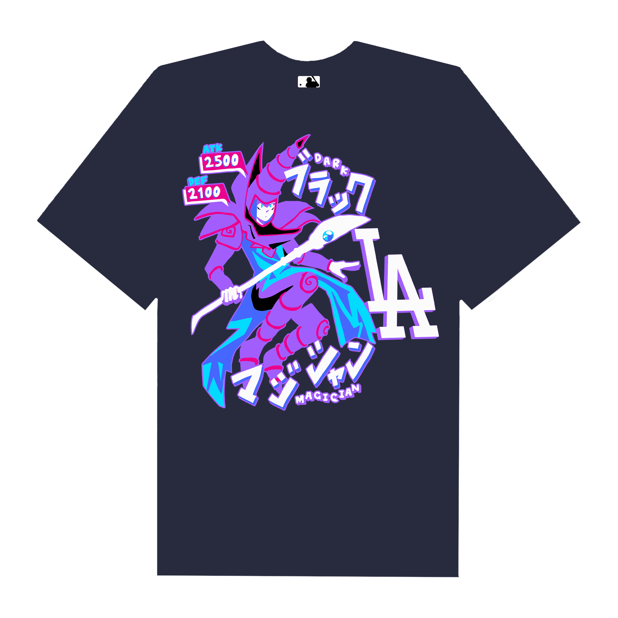 MLB Anime Yugioh Dark Magician LA T-Shirt