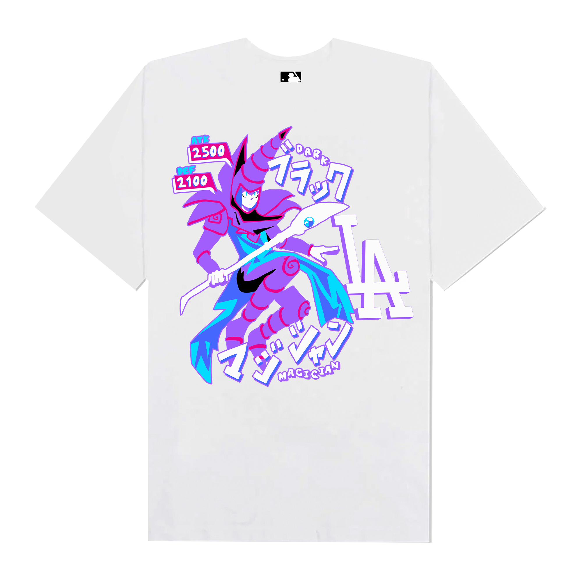 MLB Anime Yugioh Dark Magician LA T-Shirt